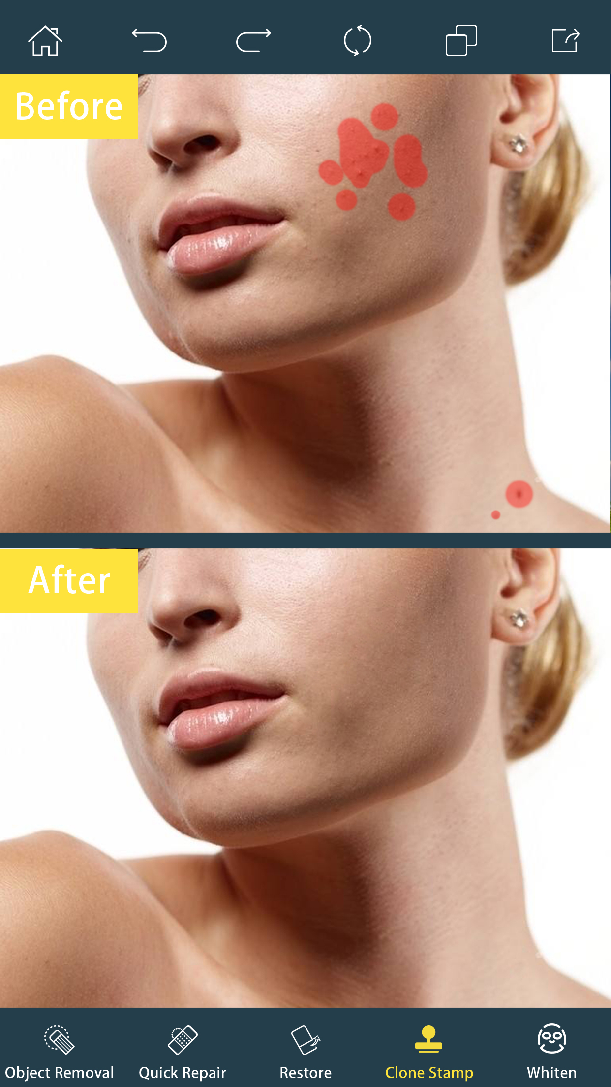 اسکرین شات 2 برنامه Photo Retouch- Object Removal