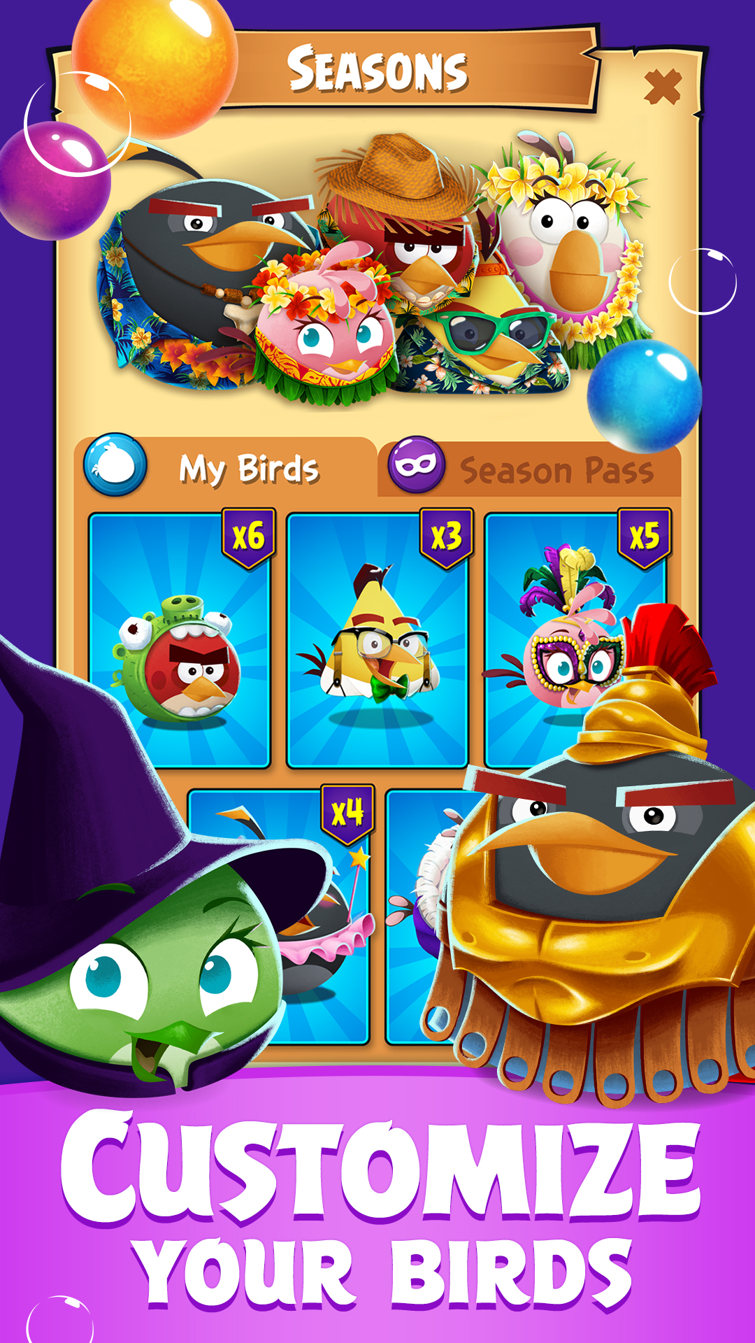 اسکرین شات 5 بازی Angry Birds POP Bubble Shooter
