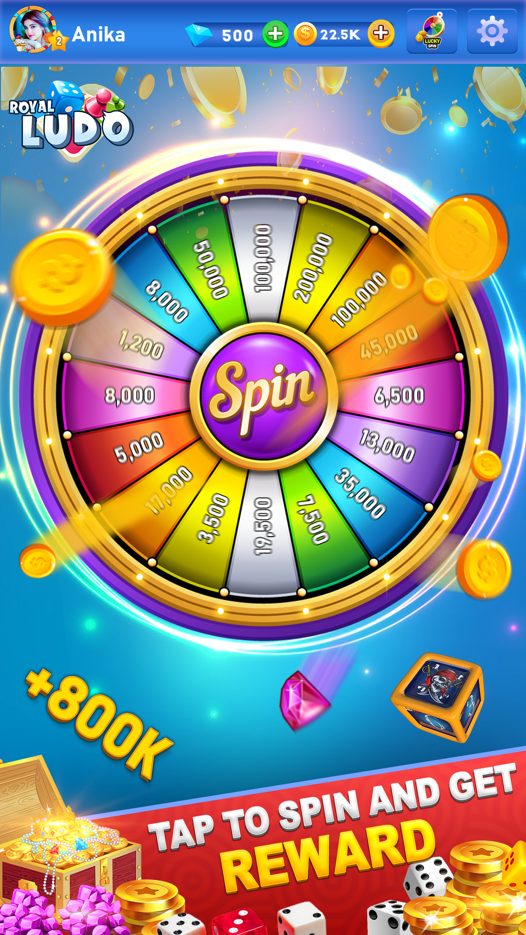 اسکرین شات 5 بازی Royal Ludo・King Of Dice Game