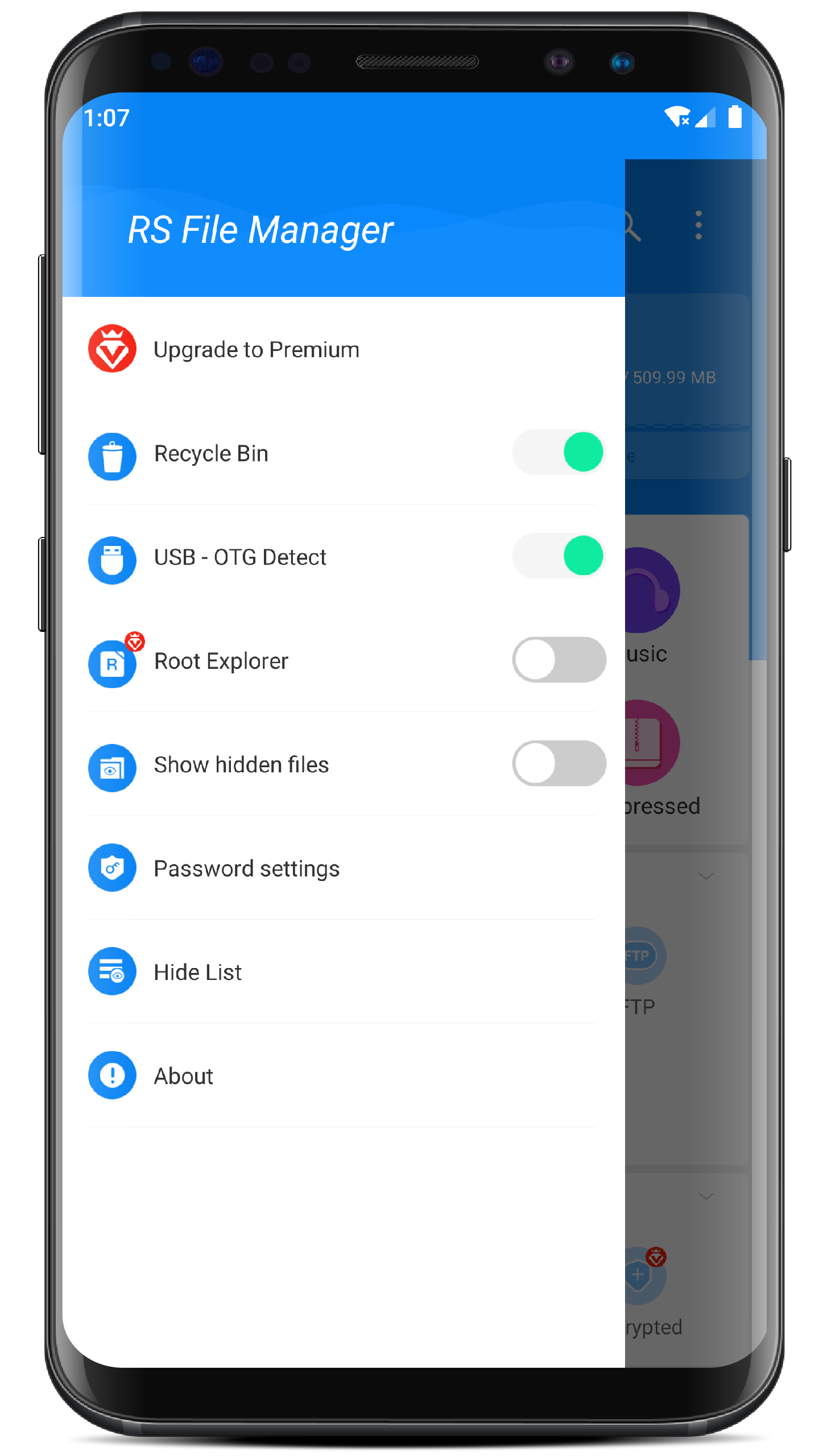 اسکرین شات 3 برنامه RS File Manager File Explorer