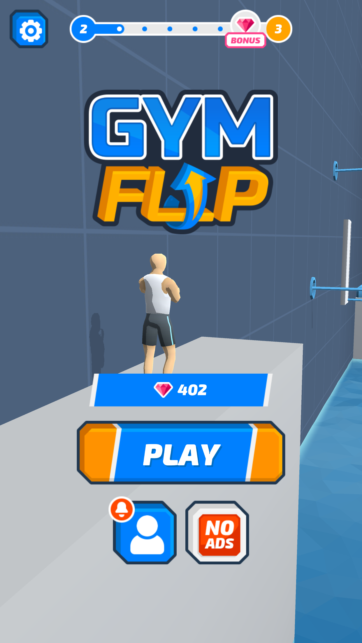 اسکرین شات 1 بازی Gym Flip