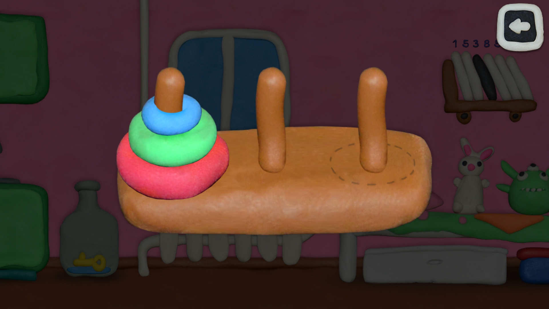 اسکرین شات 6 بازی 12 LOCKS: Plasticine room