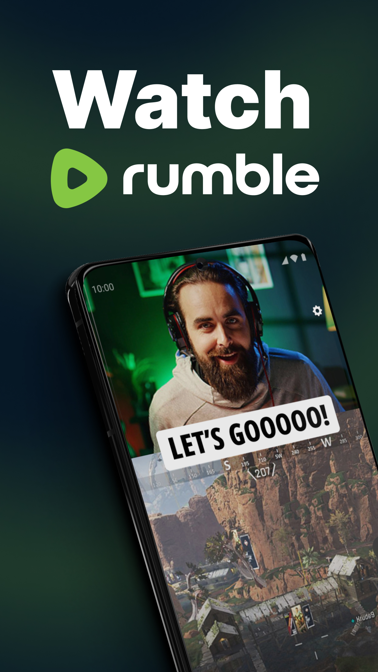 اسکرین شات 1 برنامه Rumble: Stream & Watch Videos