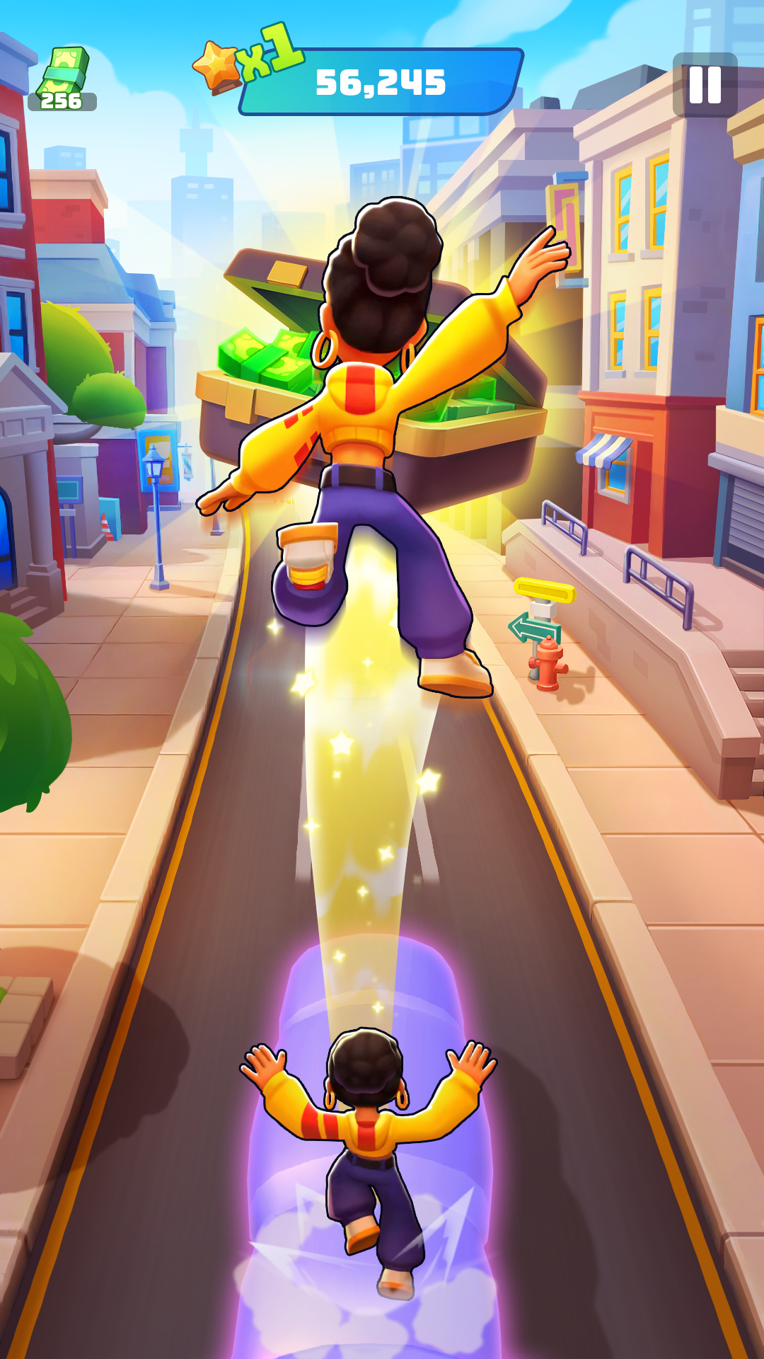 اسکرین شات 2 بازی Super Runners: City Chase