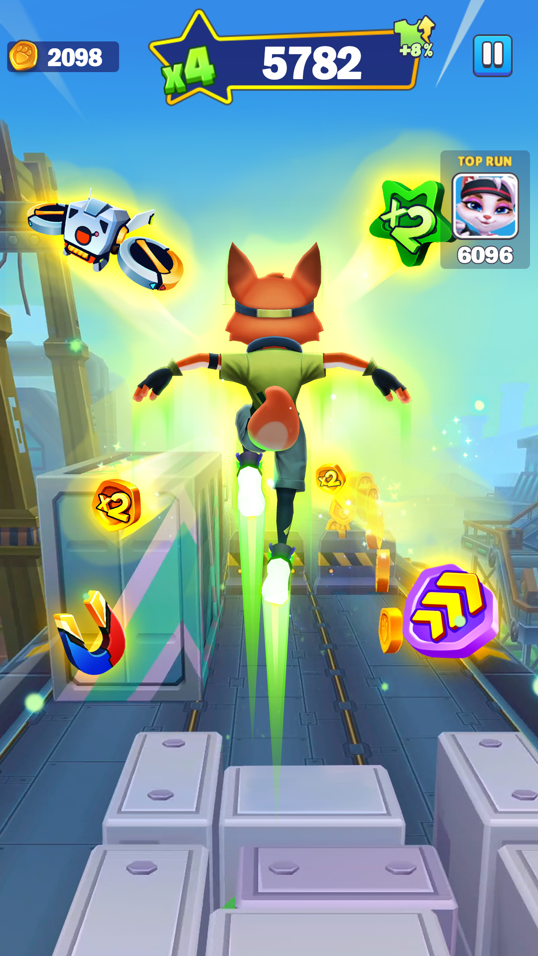 اسکرین شات 3 بازی Runner Heroes: Endless Skating
