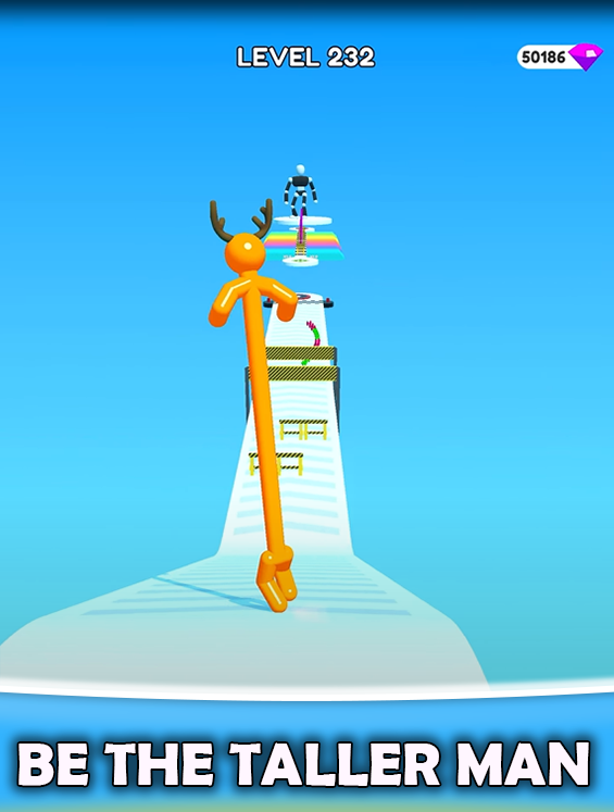 اسکرین شات 5 بازی Tall Man Run 3D - Blob Runner