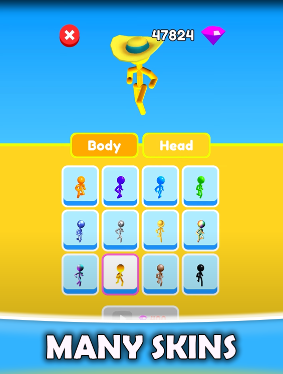 اسکرین شات 6 بازی Tall Man Run 3D - Blob Runner