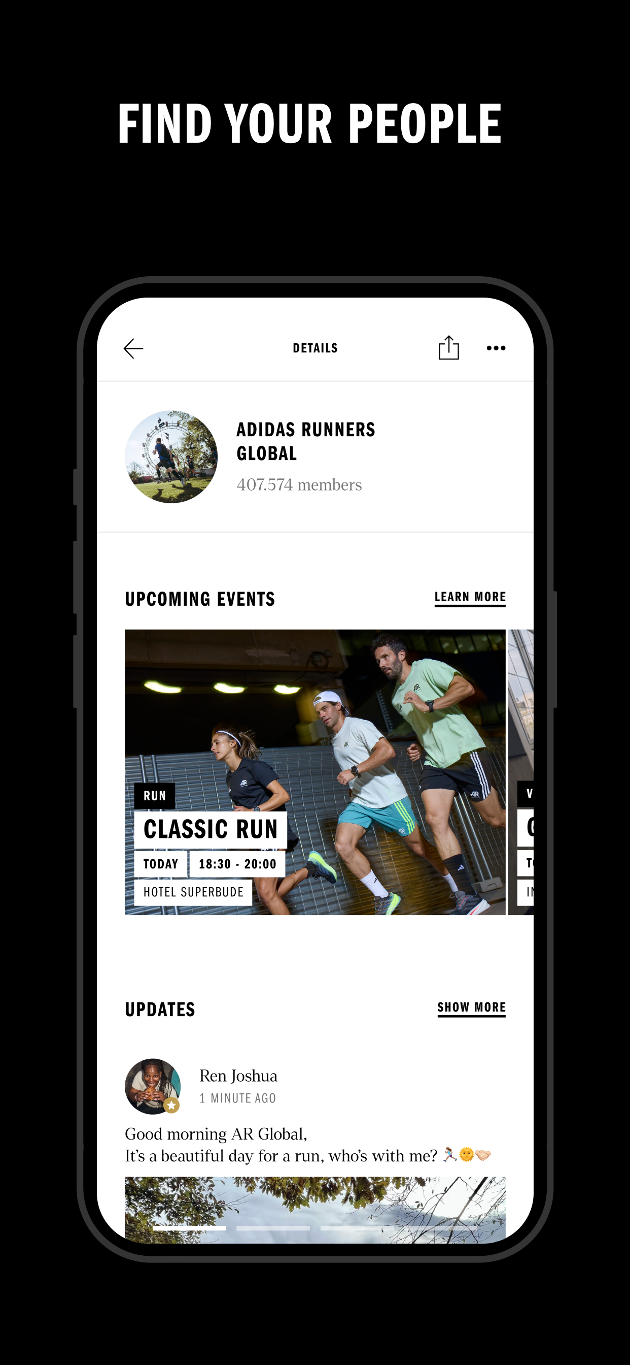 اسکرین شات 5 برنامه adidas Running: Run tracker