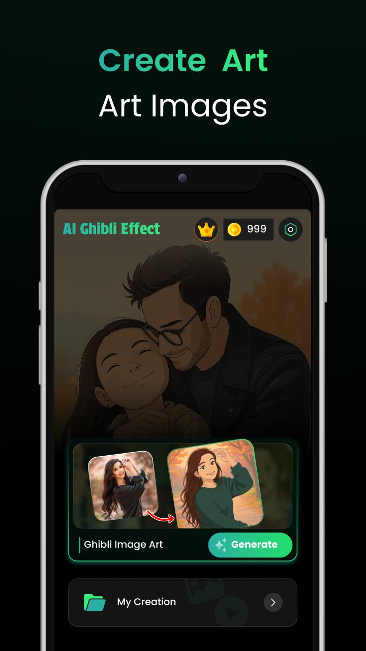 اسکرین شات 4 برنامه AI Anime Effect Video Maker