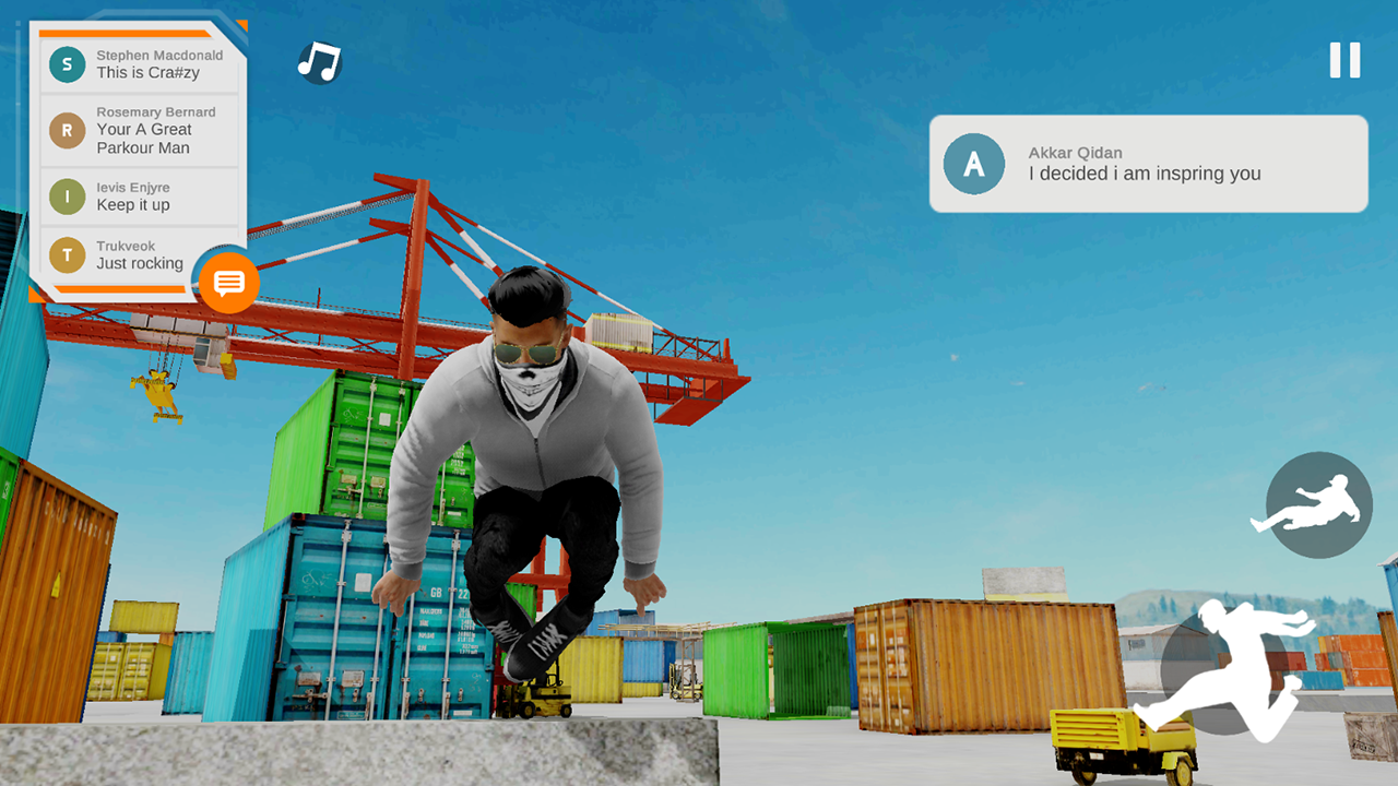 اسکرین شات 2 بازی Rysen Dawn: Parkour Game