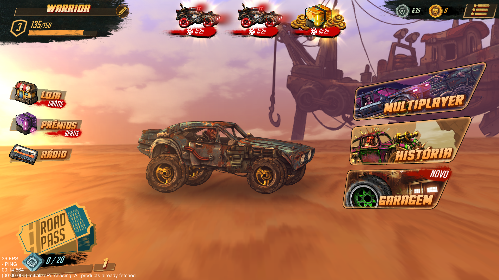 اسکرین شات 2 بازی Road Warrior: Fury on Wheels