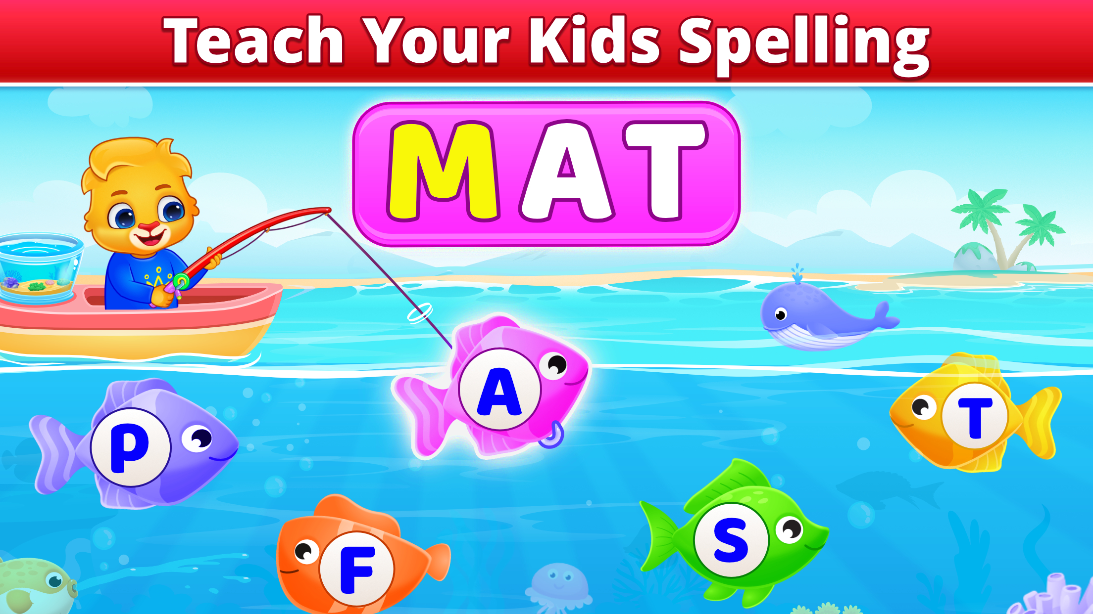 اسکرین شات 3 بازی Spelling & Phonics: Kids Games
