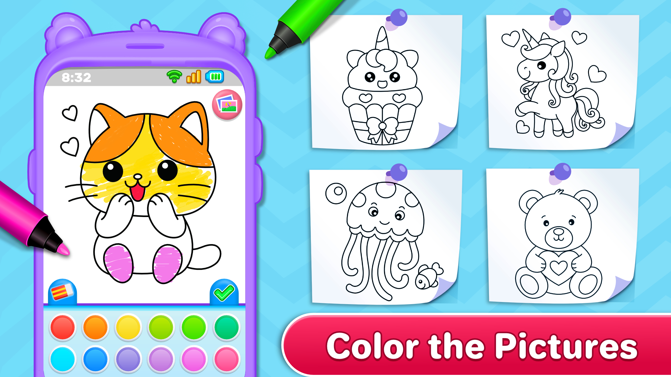 اسکرین شات 7 بازی Baby Phone & Kids Games