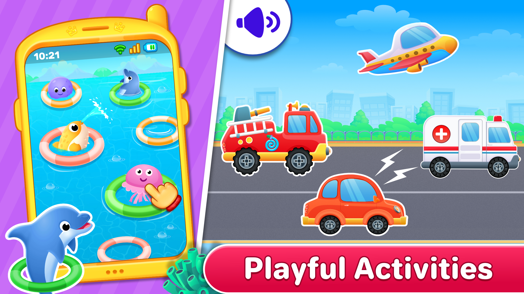 اسکرین شات 6 بازی Baby Phone & Kids Games