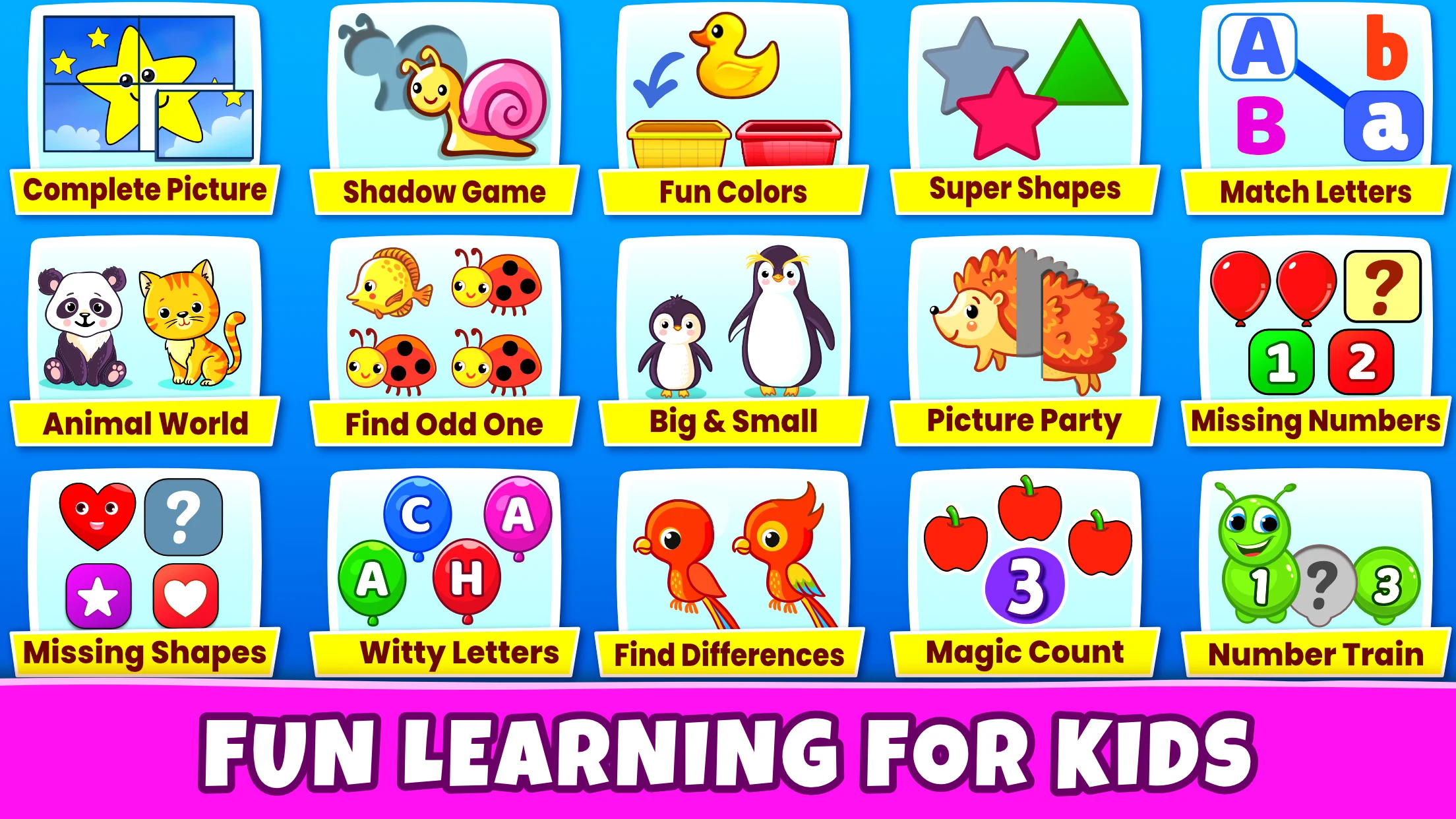 اسکرین شات 2 بازی Kids Games: For Toddlers 3-5