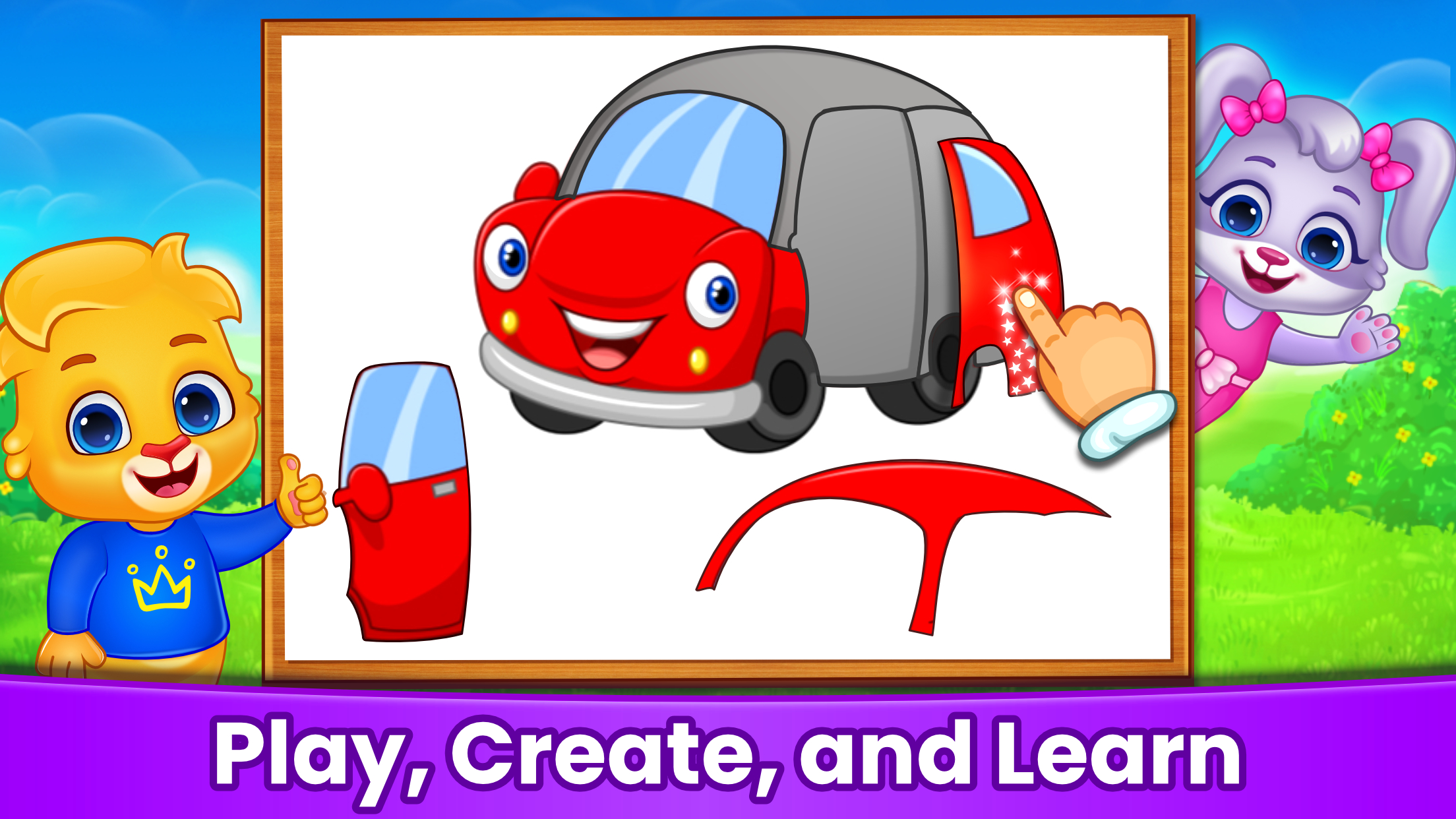 اسکرین شات 3 بازی Puzzle Kids: Jigsaw Puzzles