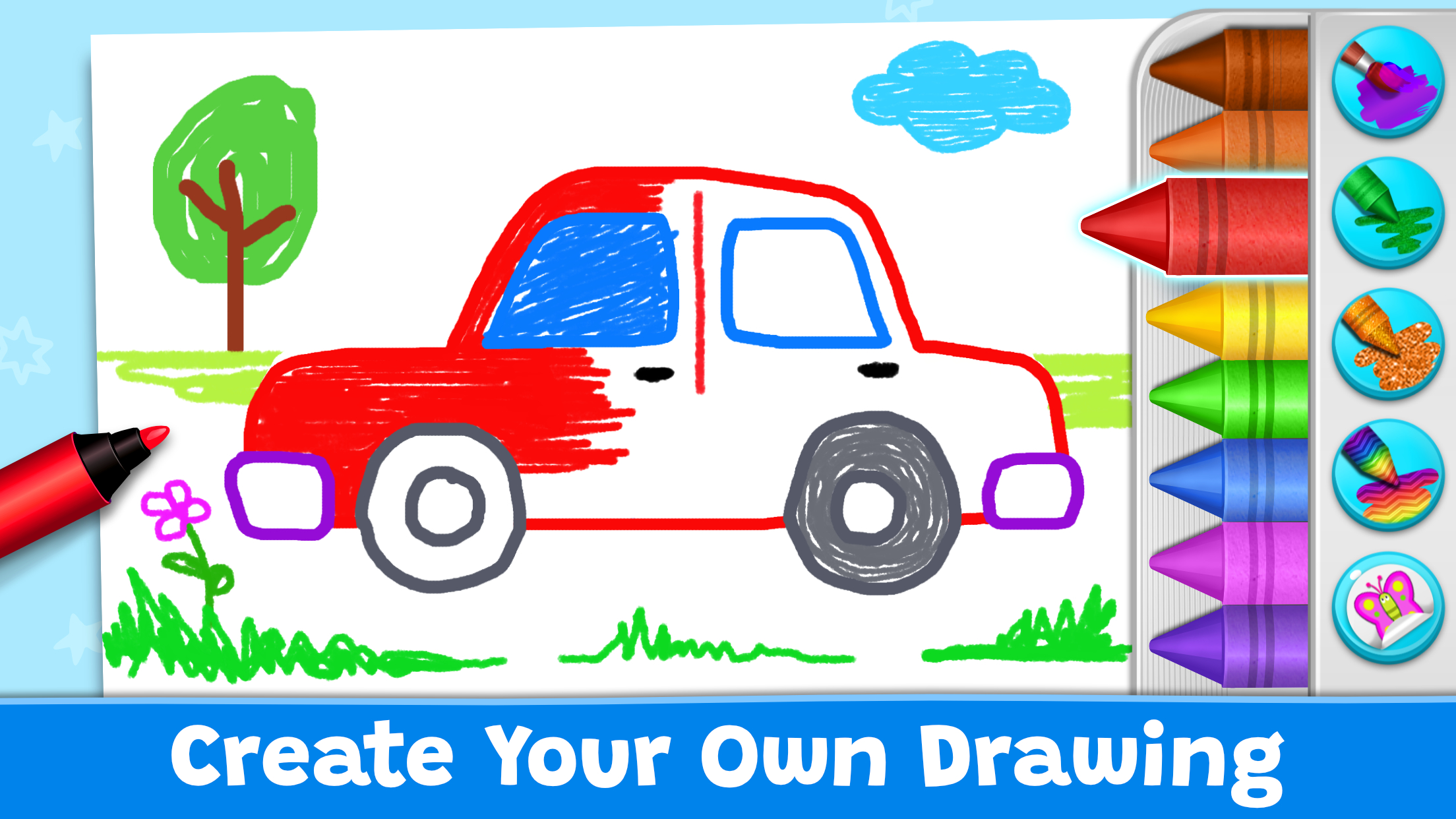 اسکرین شات 2 بازی Coloring Games: Color & Paint