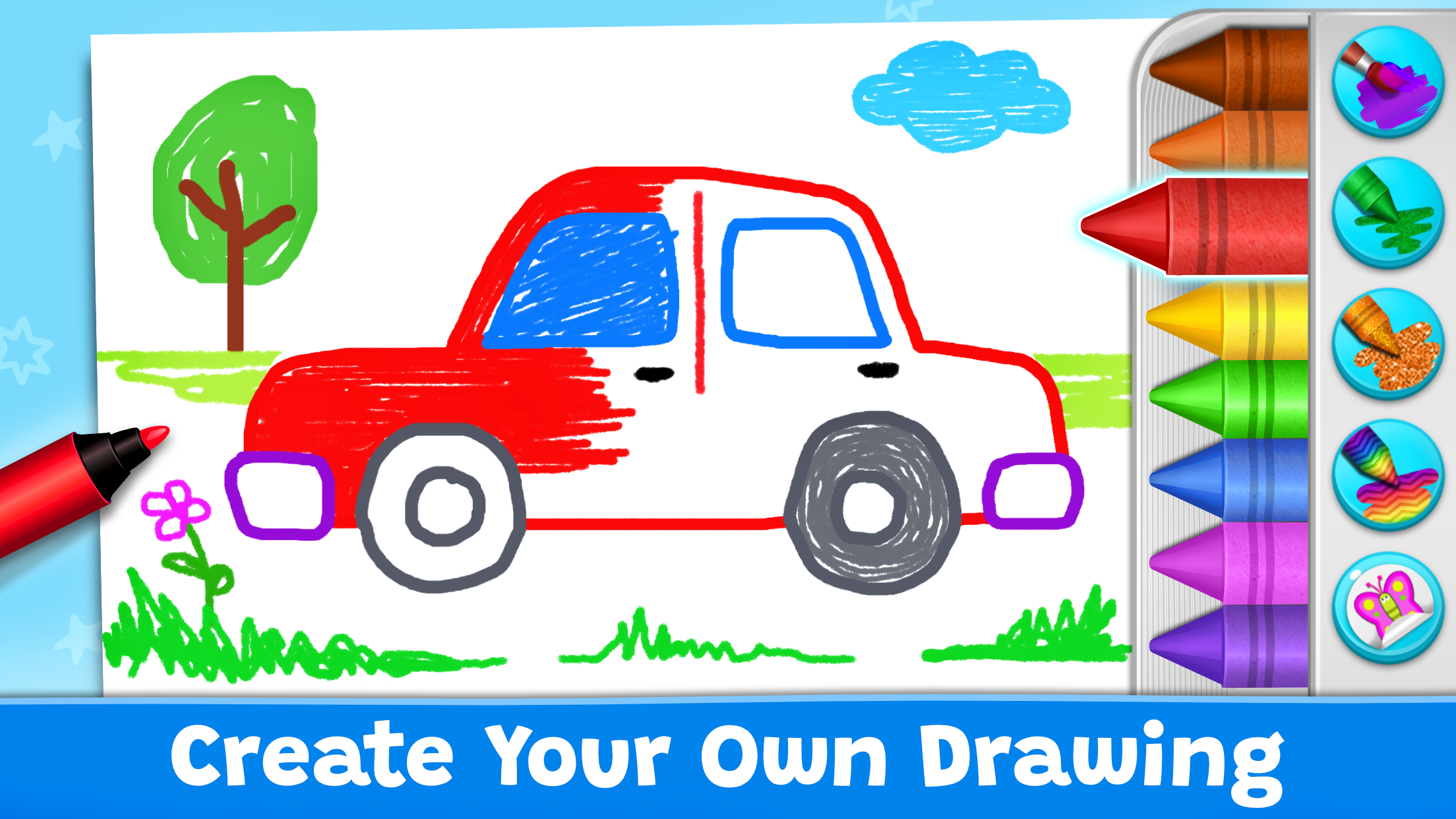 اسکرین شات 2 بازی Coloring Games: Color & Paint