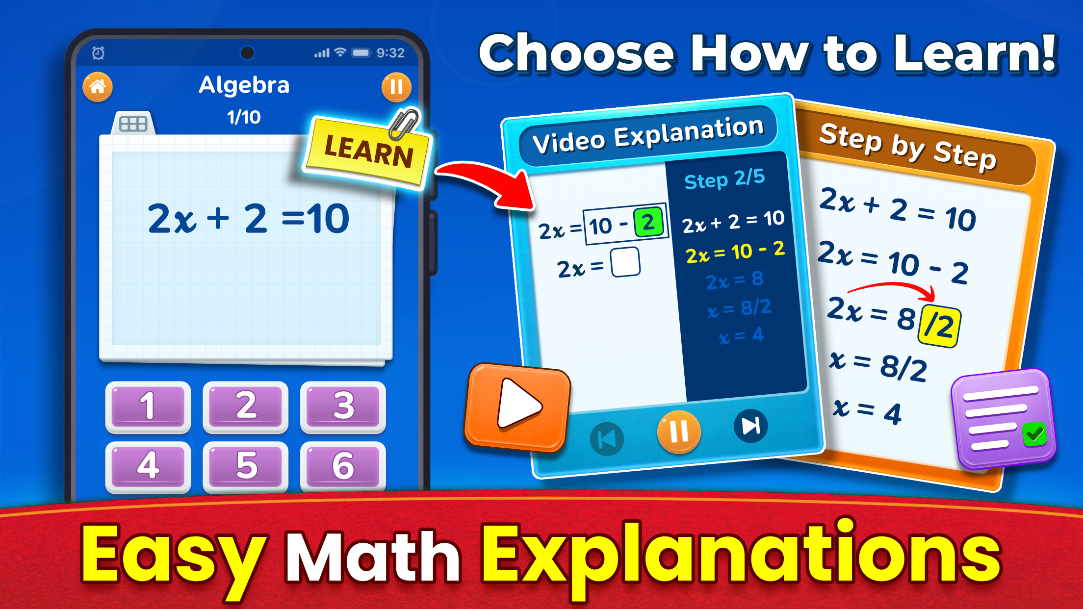 اسکرین شات 4 بازی Math Games: Math for Kids