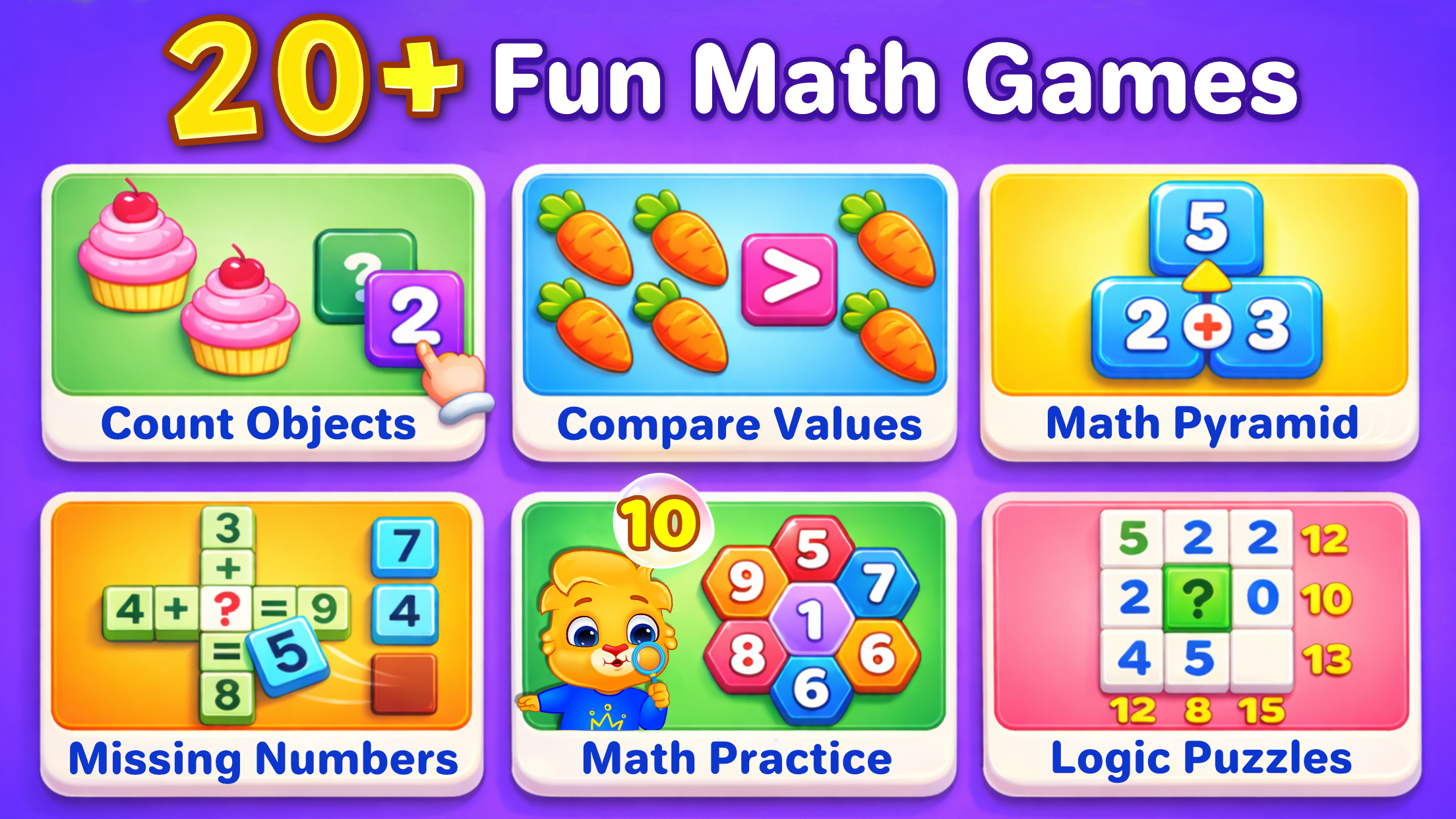 اسکرین شات 3 بازی Math Kids: Math Games For Kids