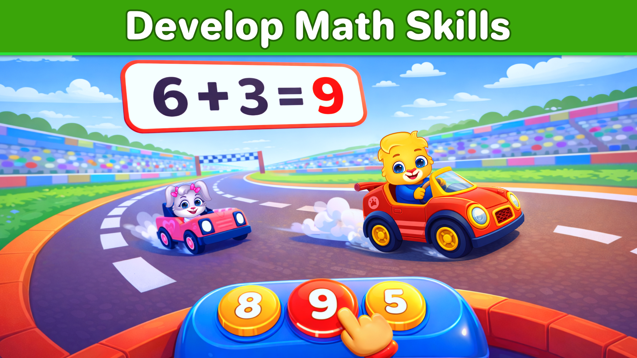 اسکرین شات 4 بازی Math Kids: Math Games For Kids