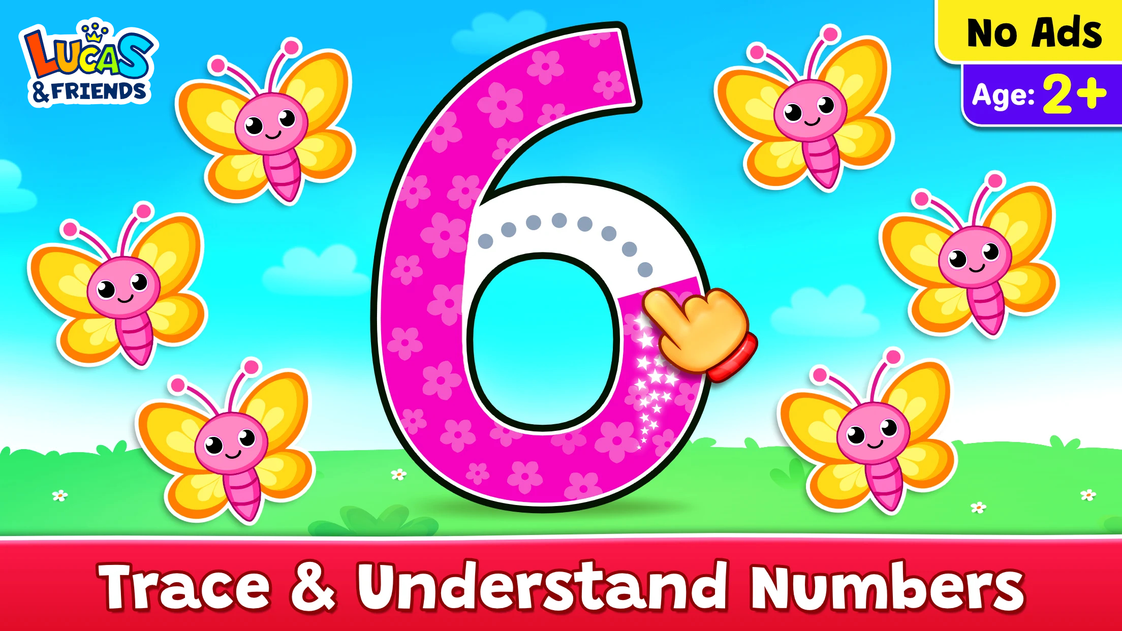 اسکرین شات 1 بازی 123 Numbers - Count & Tracing