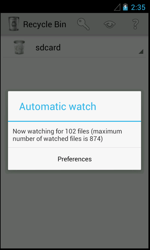اسکرین شات 8 برنامه Recycle Bin