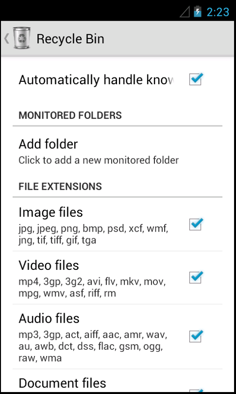 اسکرین شات 5 برنامه Recycle Bin