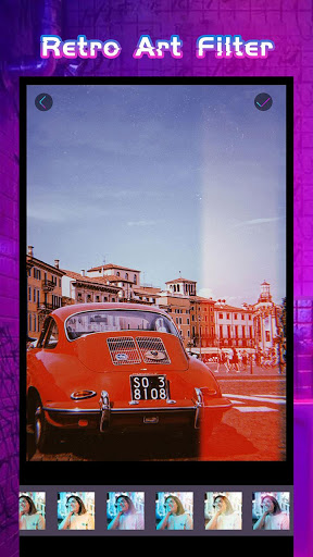 اسکرین شات 2 برنامه Glitchy - psychedelic camera for VHS & glitch art