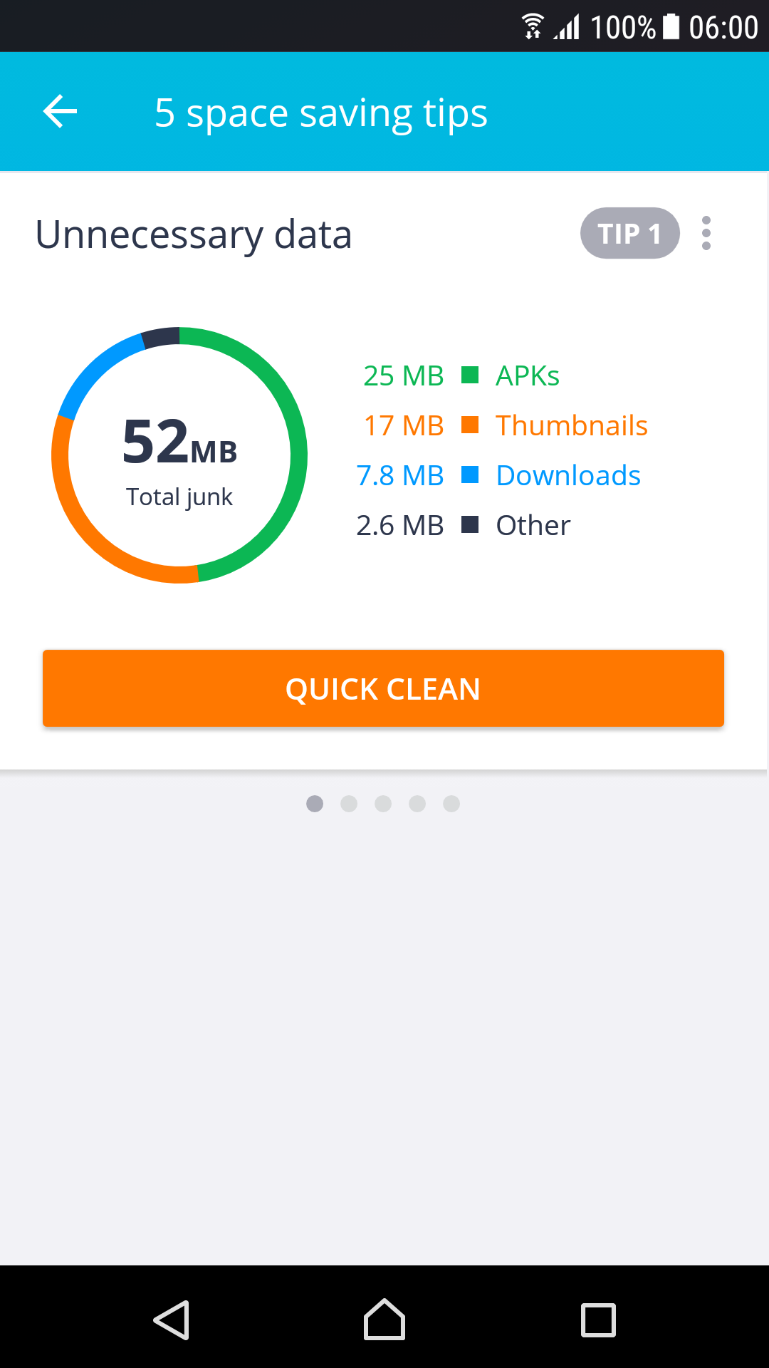 اسکرین شات 3 برنامه AVG Cleaner Lite