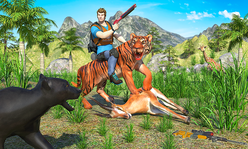 اسکرین شات 1 بازی Wild Animal Hunting Games 3D