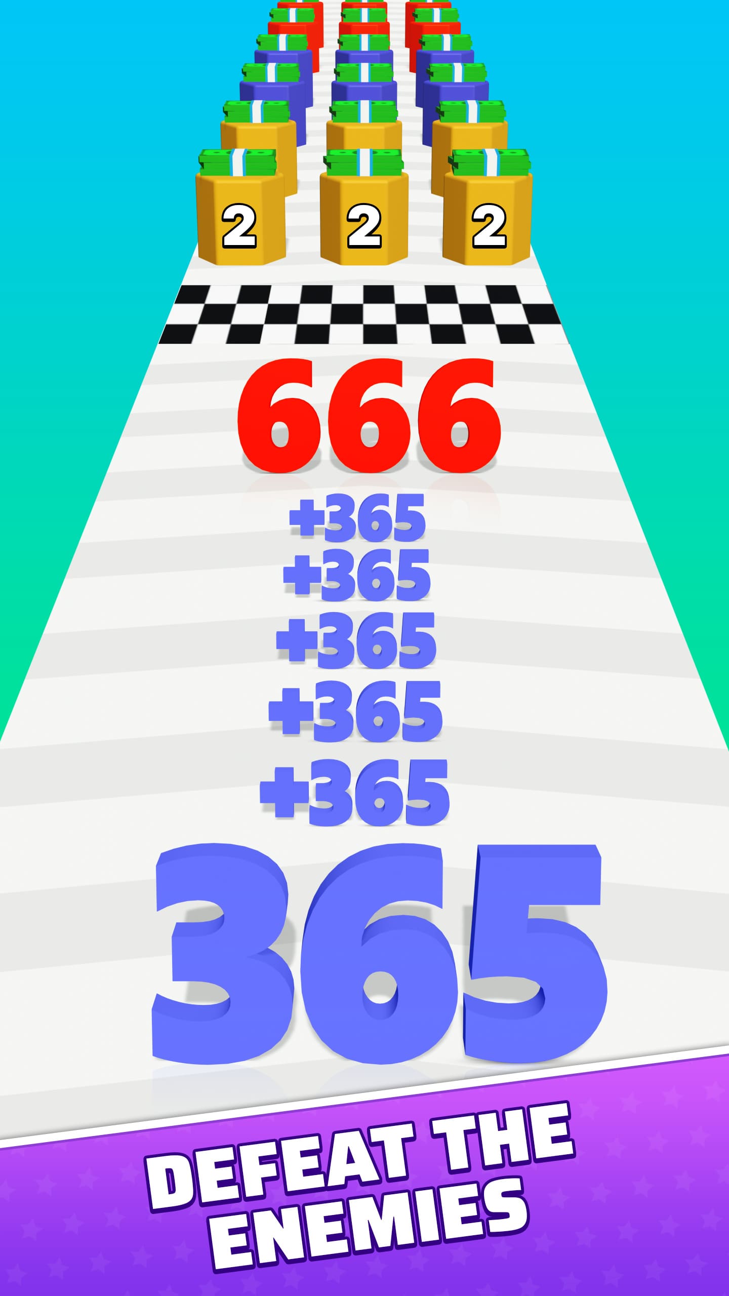 اسکرین شات 5 بازی Number Run Race: Add & Grow