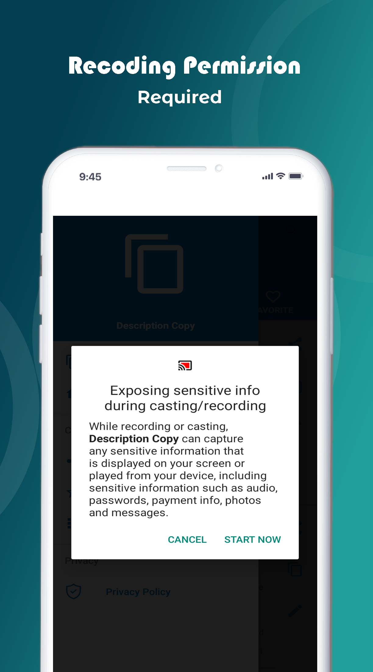 اسکرین شات 6 برنامه Description Copy: Copy Descrip