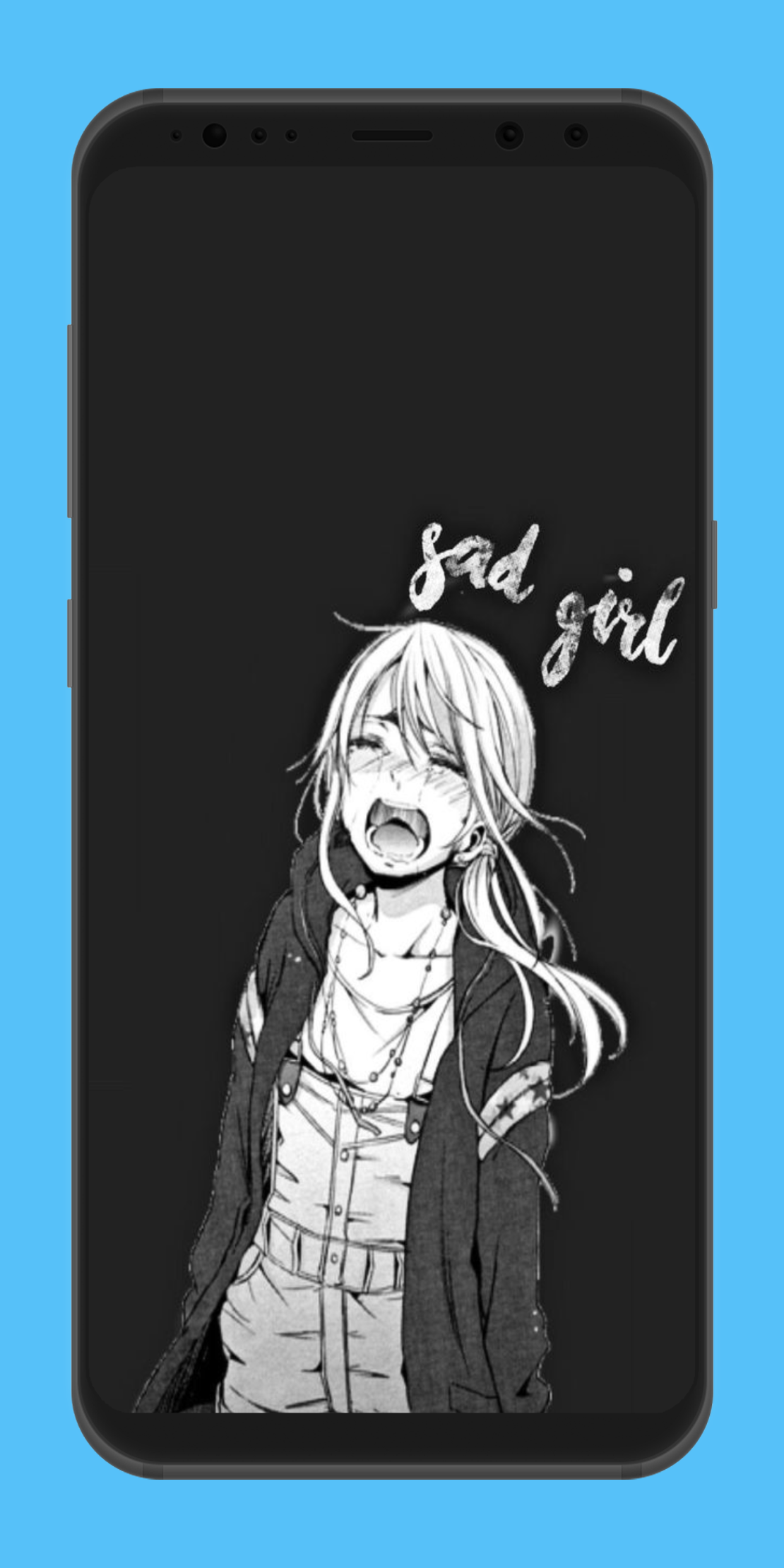 اسکرین شات 2 برنامه Sad Anime Wallpaper HD 4K