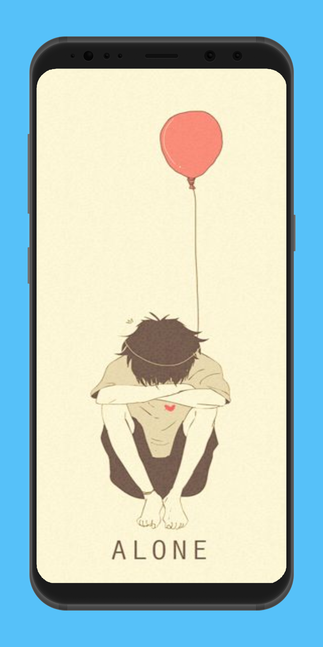 اسکرین شات 8 برنامه Sad Anime Wallpaper HD 4K