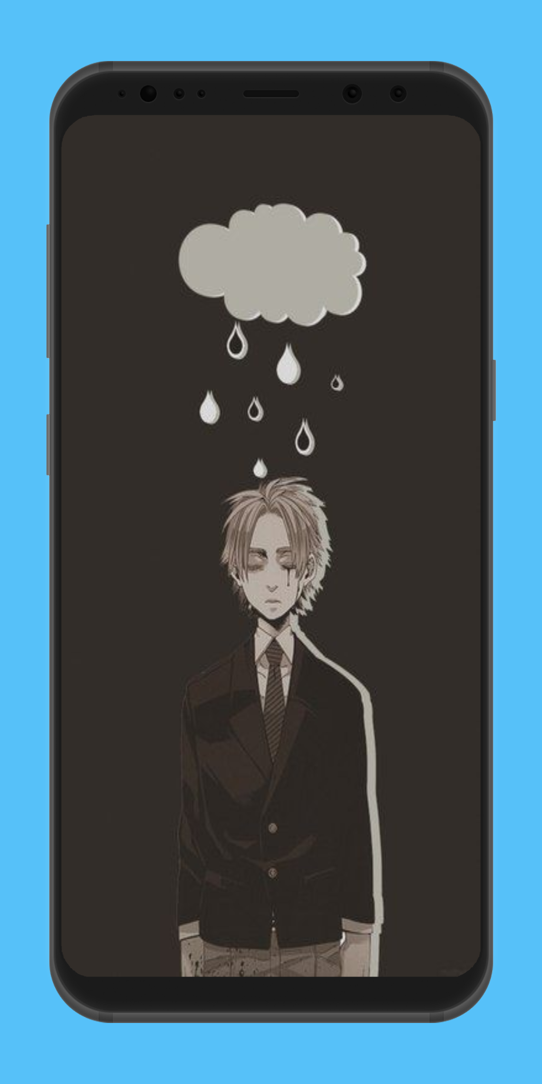 اسکرین شات 6 برنامه Sad Anime Wallpaper HD 4K