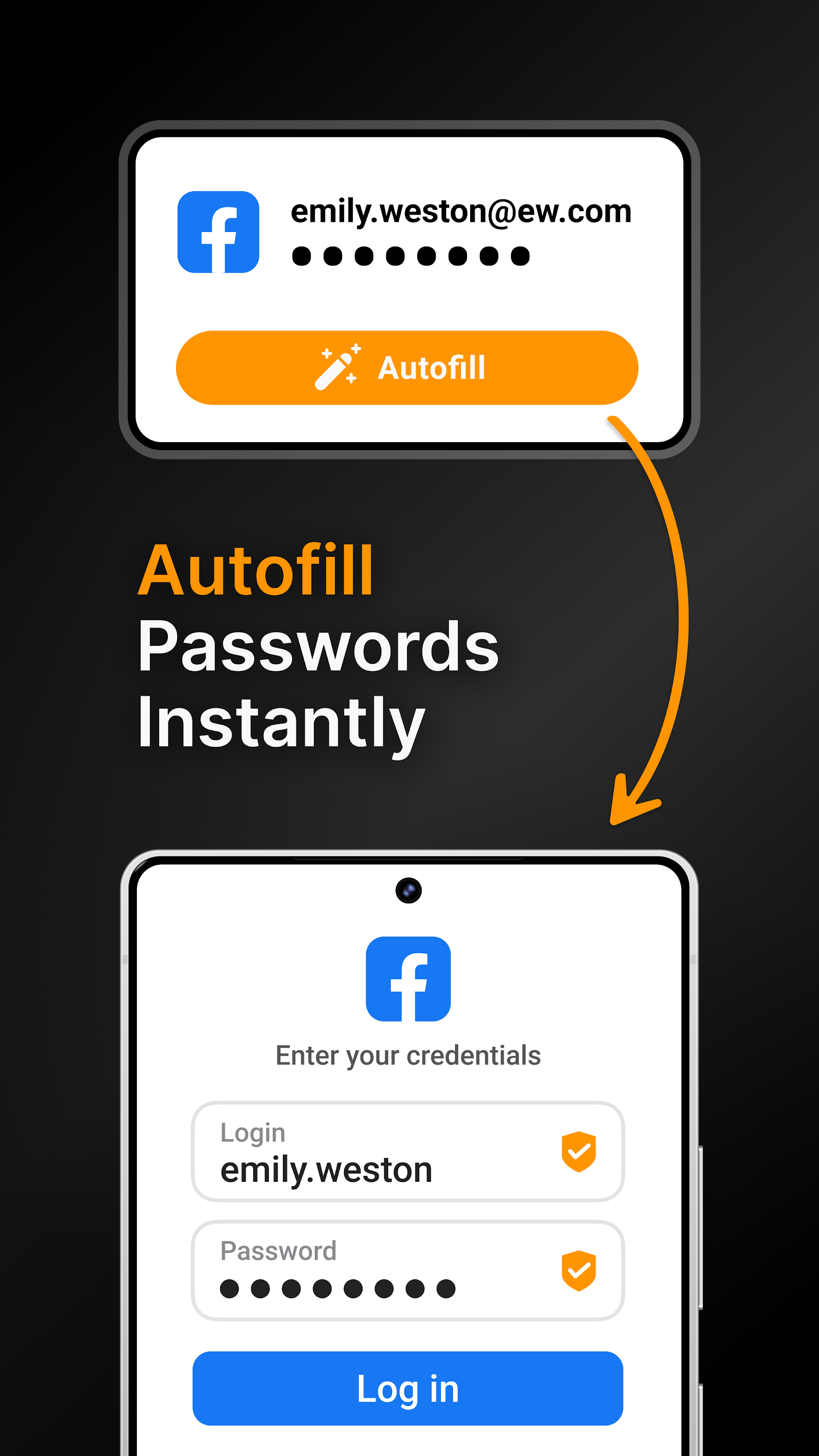 اسکرین شات 5 برنامه Password Manager: Safe