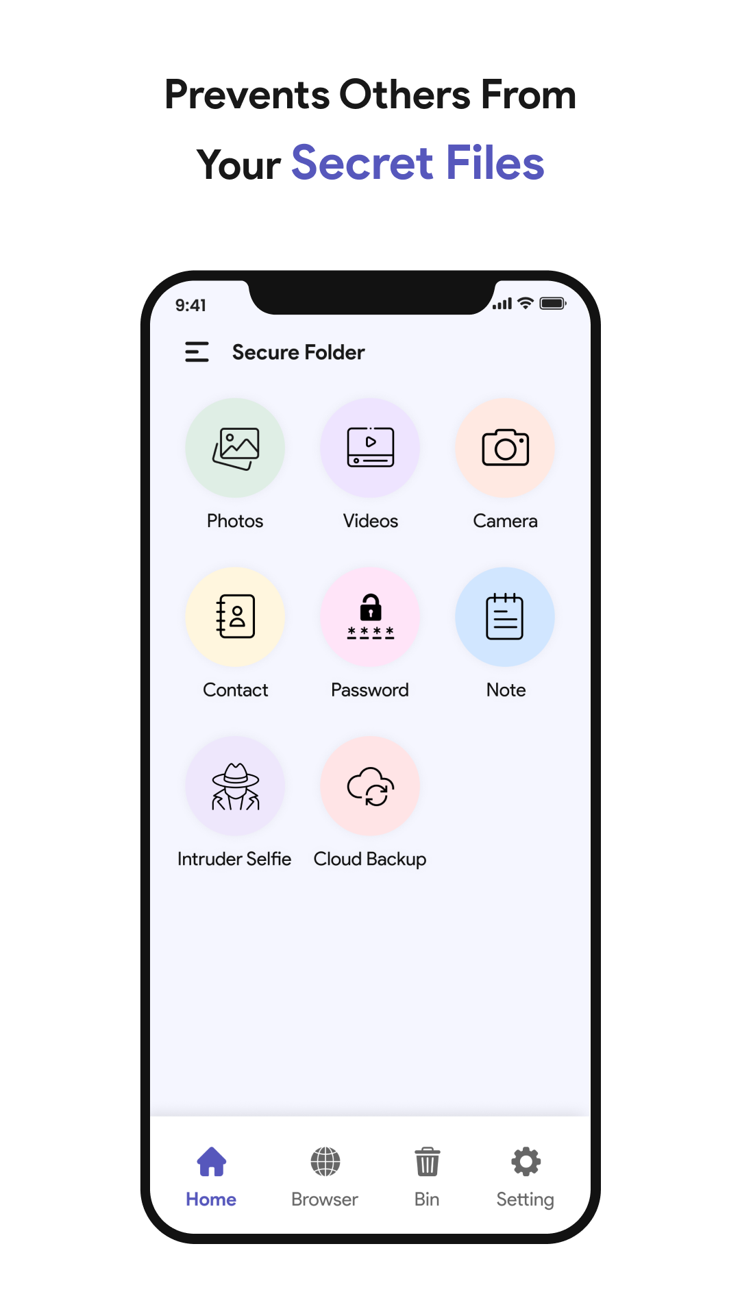اسکرین شات 2 برنامه Secure Folder