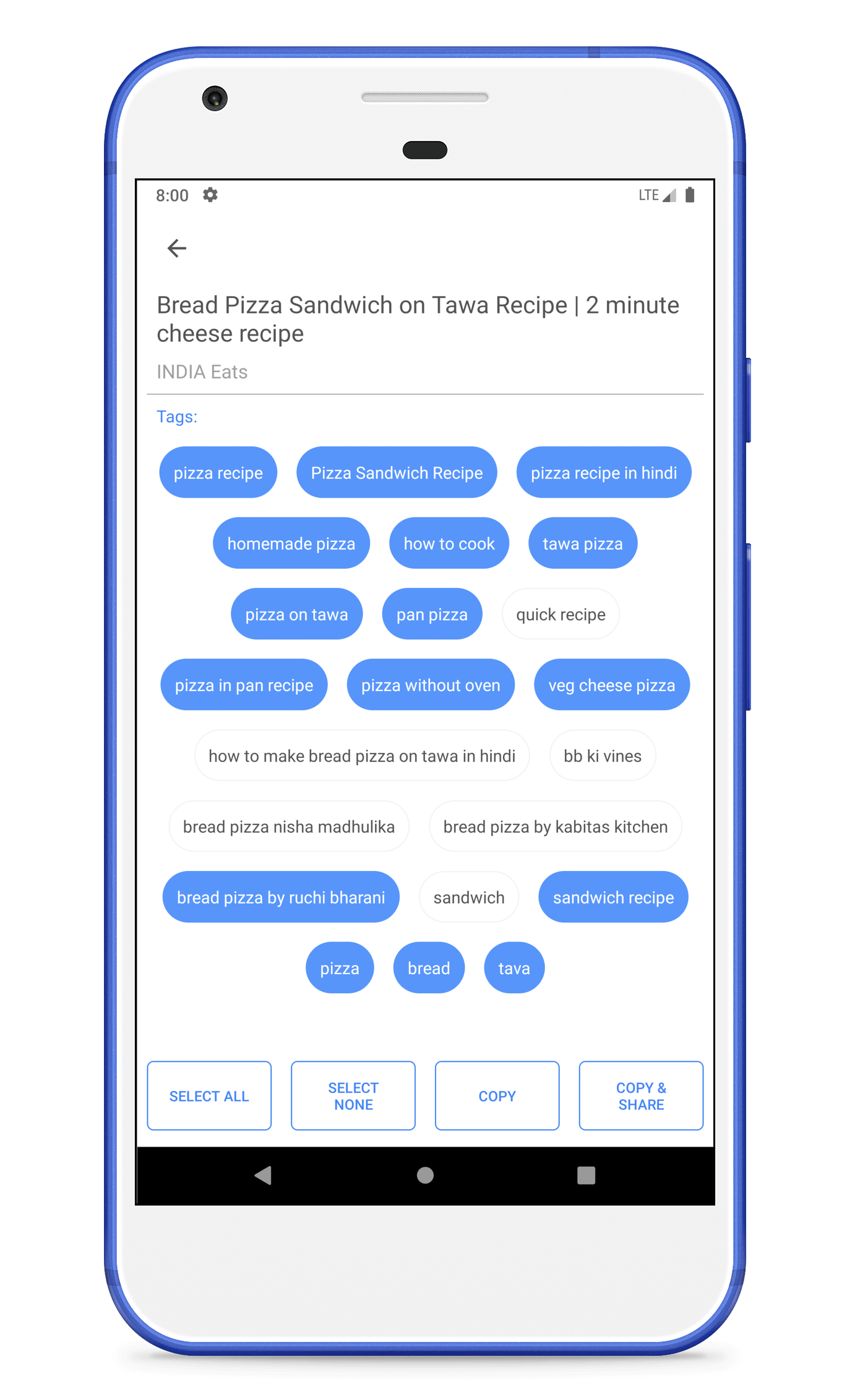 اسکرین شات 7 برنامه UTag - Find tags for video SEO