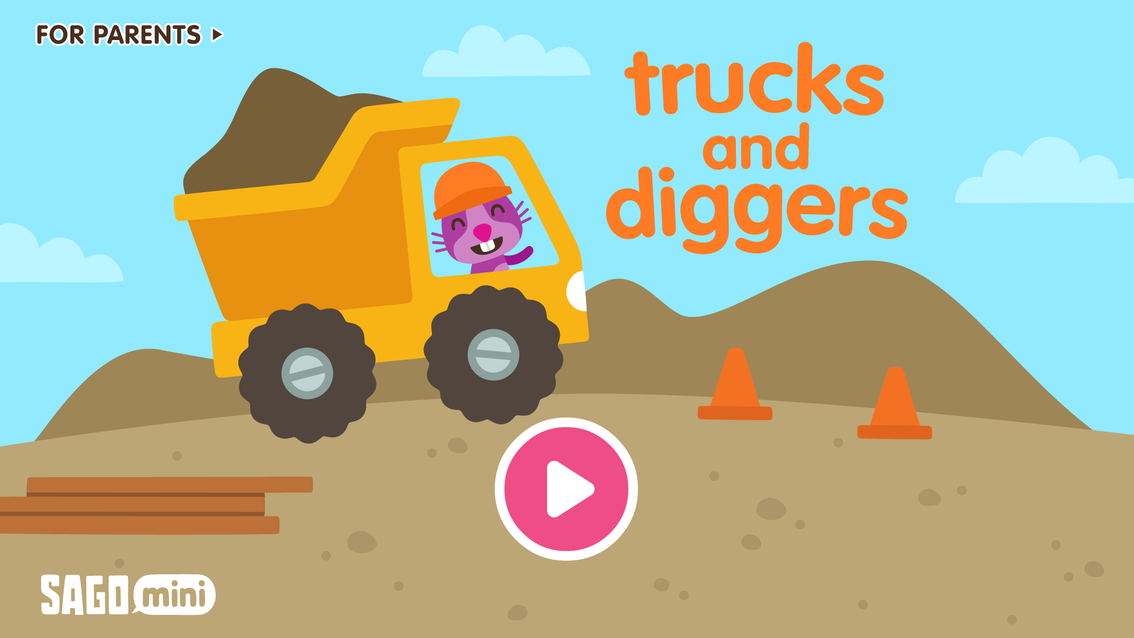 اسکرین شات 1 برنامه Sago Mini Trucks