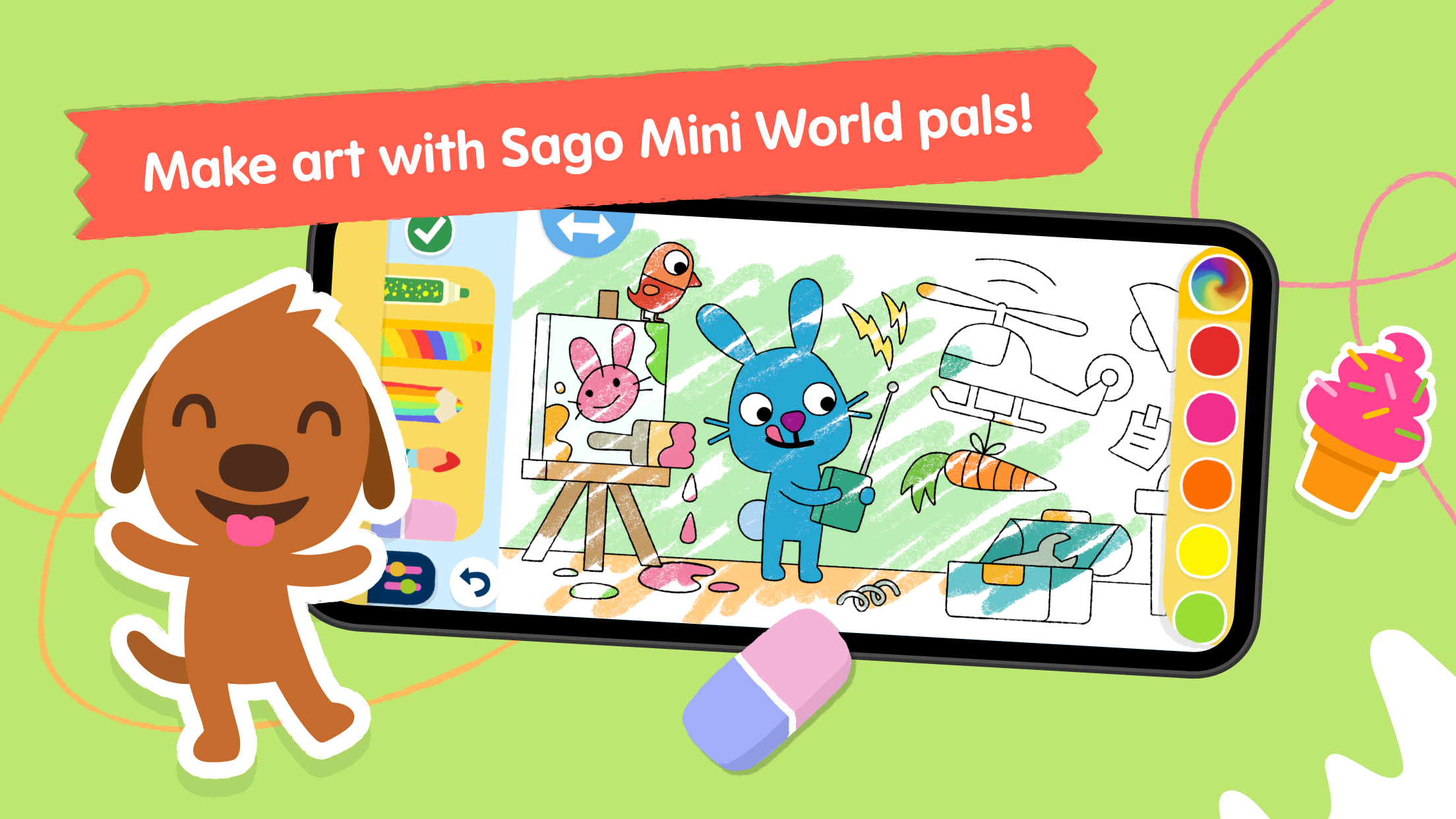 اسکرین شات 2 بازی Crayon Club: Color PAW Patrol