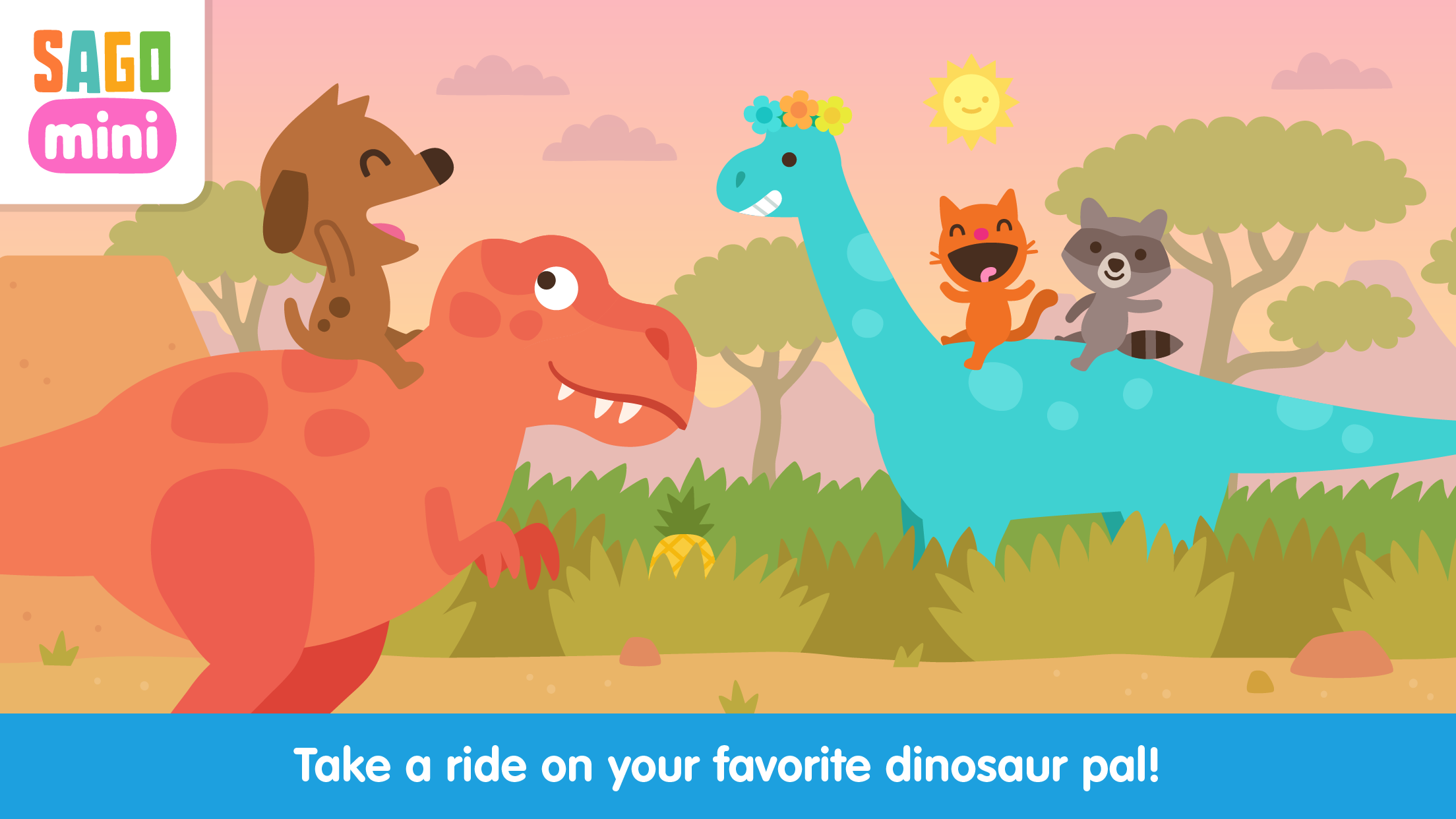 اسکرین شات 2 برنامه Sago Mini Dinosaurs