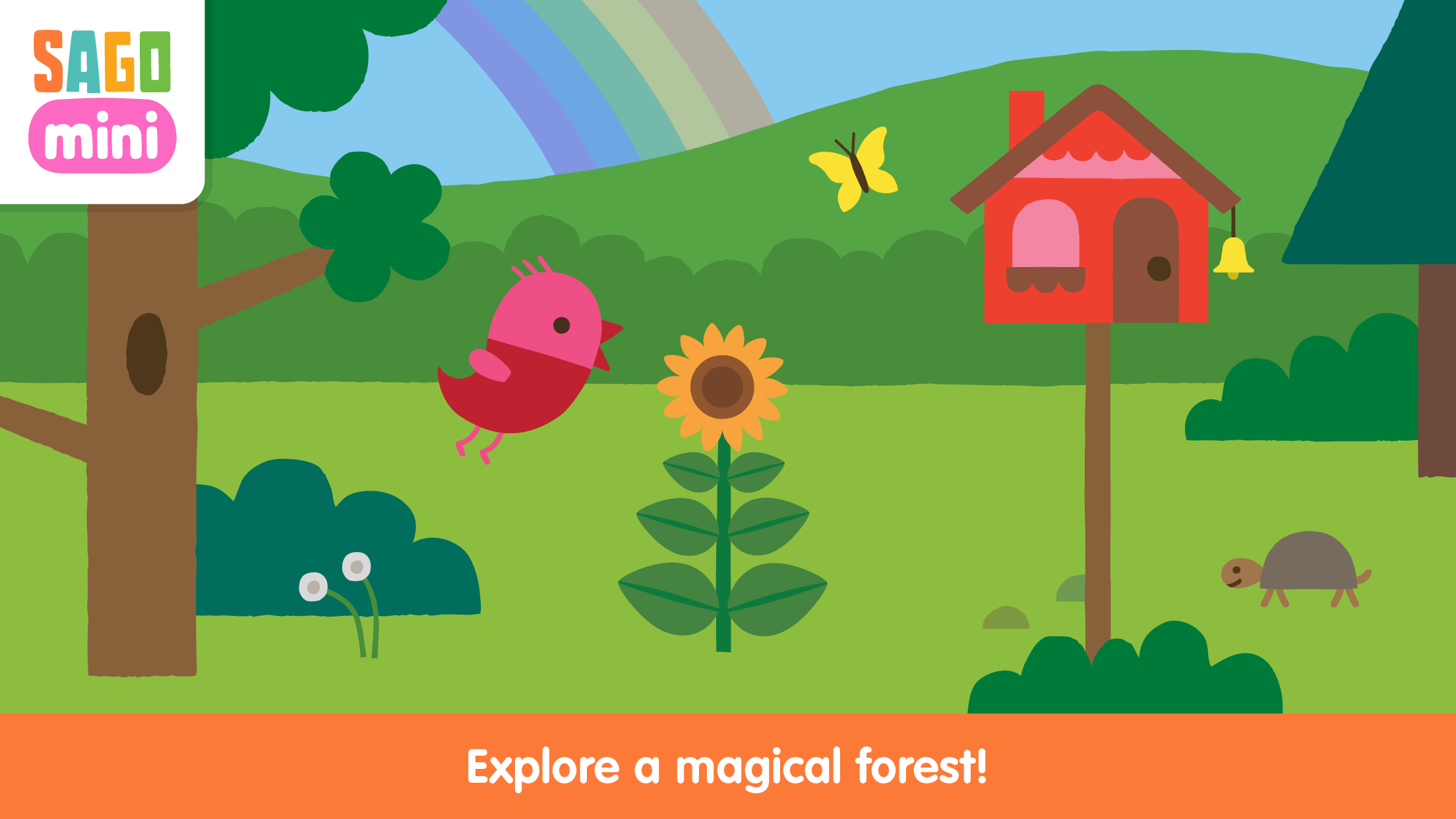 اسکرین شات 1 برنامه Sago Mini Forest Adventure