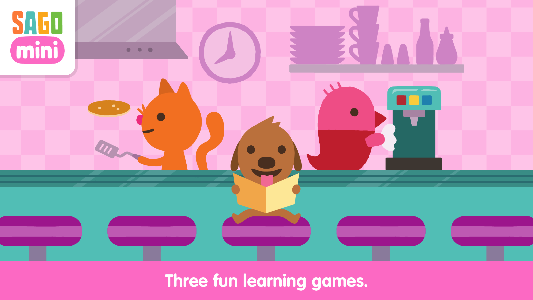 اسکرین شات 3 برنامه Sago Mini Pet Cafe Surprise
