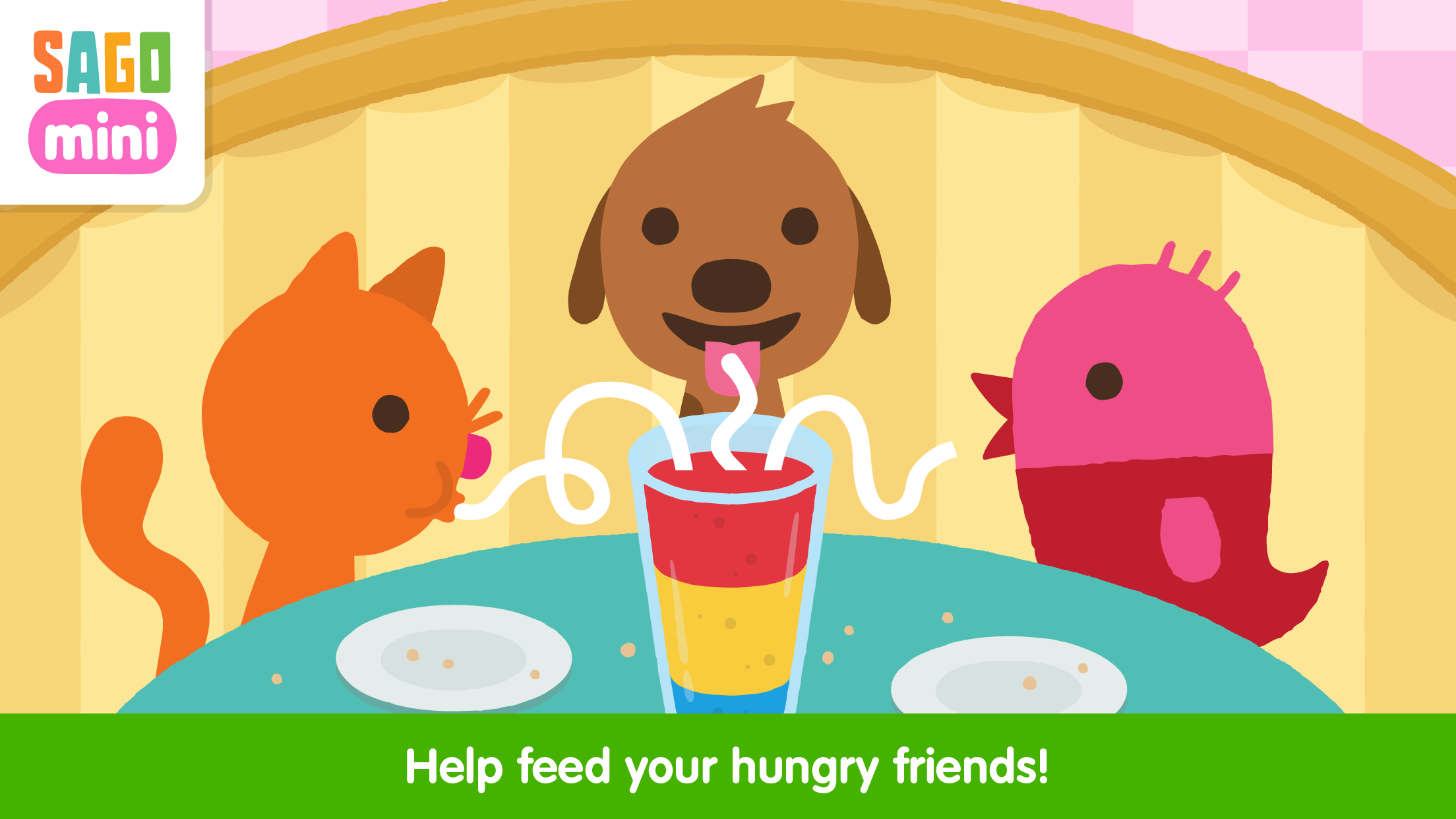 اسکرین شات 4 برنامه Sago Mini Pet Cafe Surprise