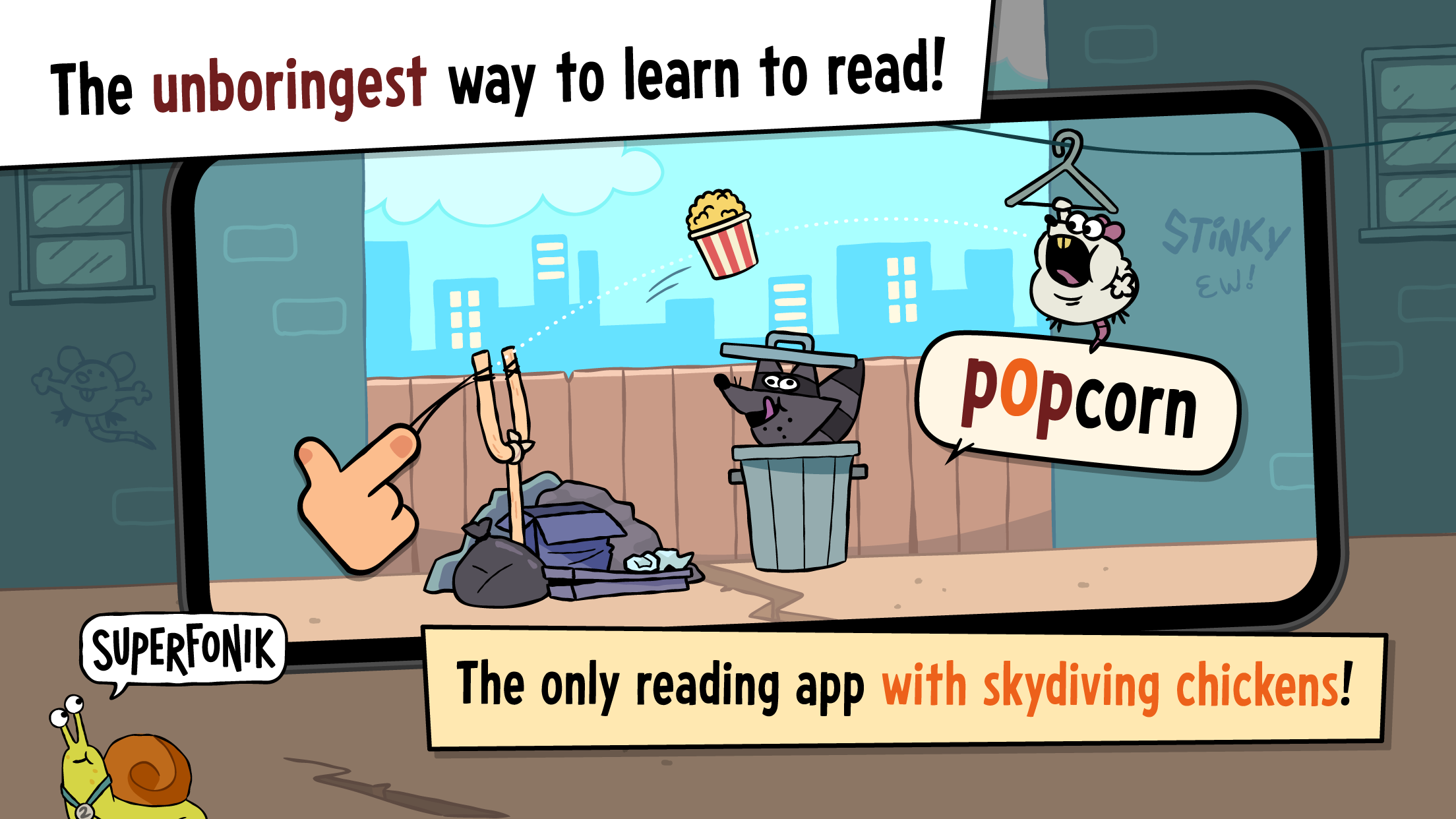 اسکرین شات 1 بازی Superfonik: Kids Learn to Read