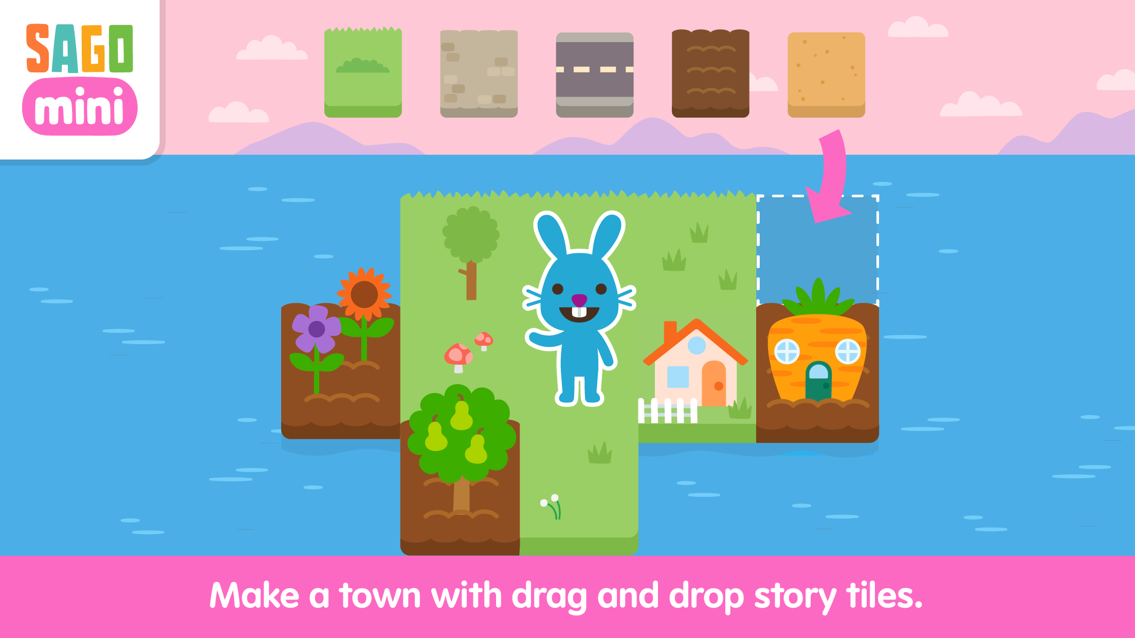 اسکرین شات 2 برنامه Sago Mini Town Builder