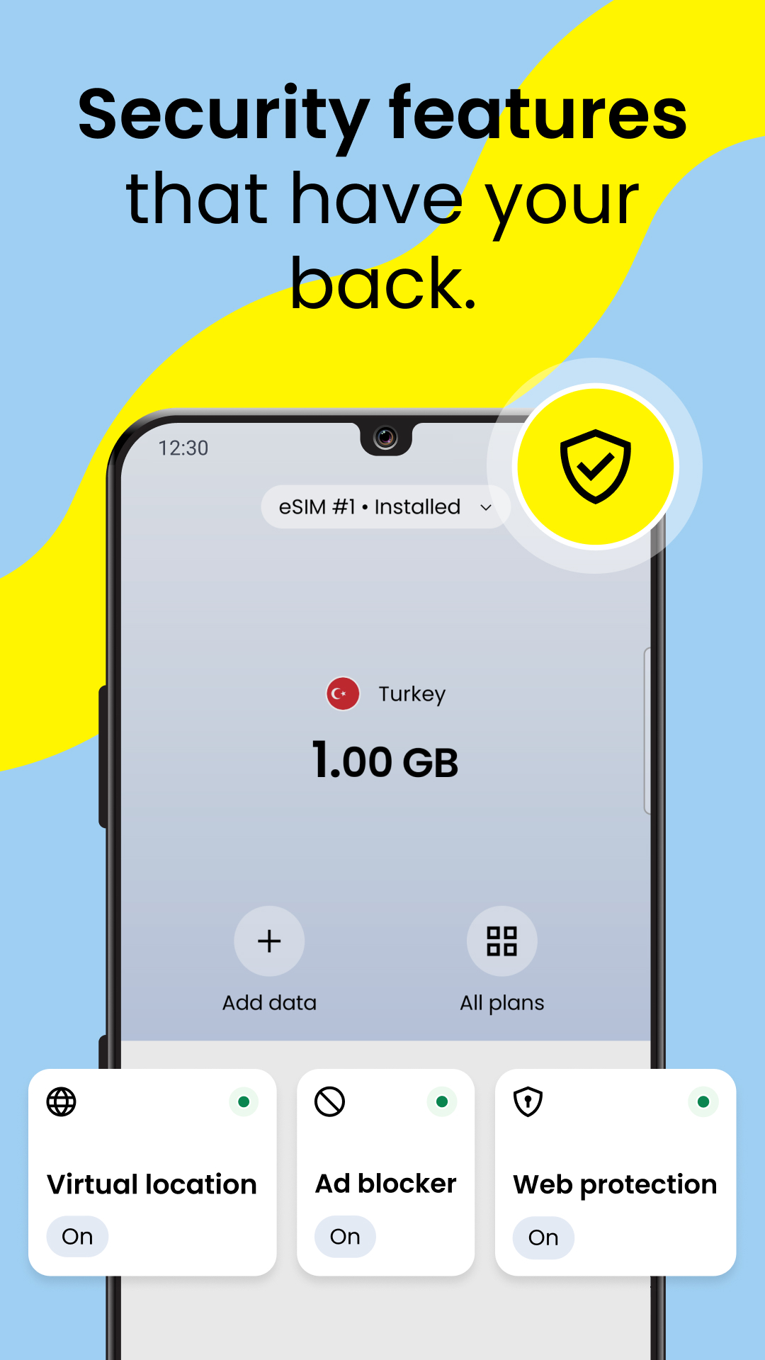 اسکرین شات 4 برنامه Saily: eSIM for Travel