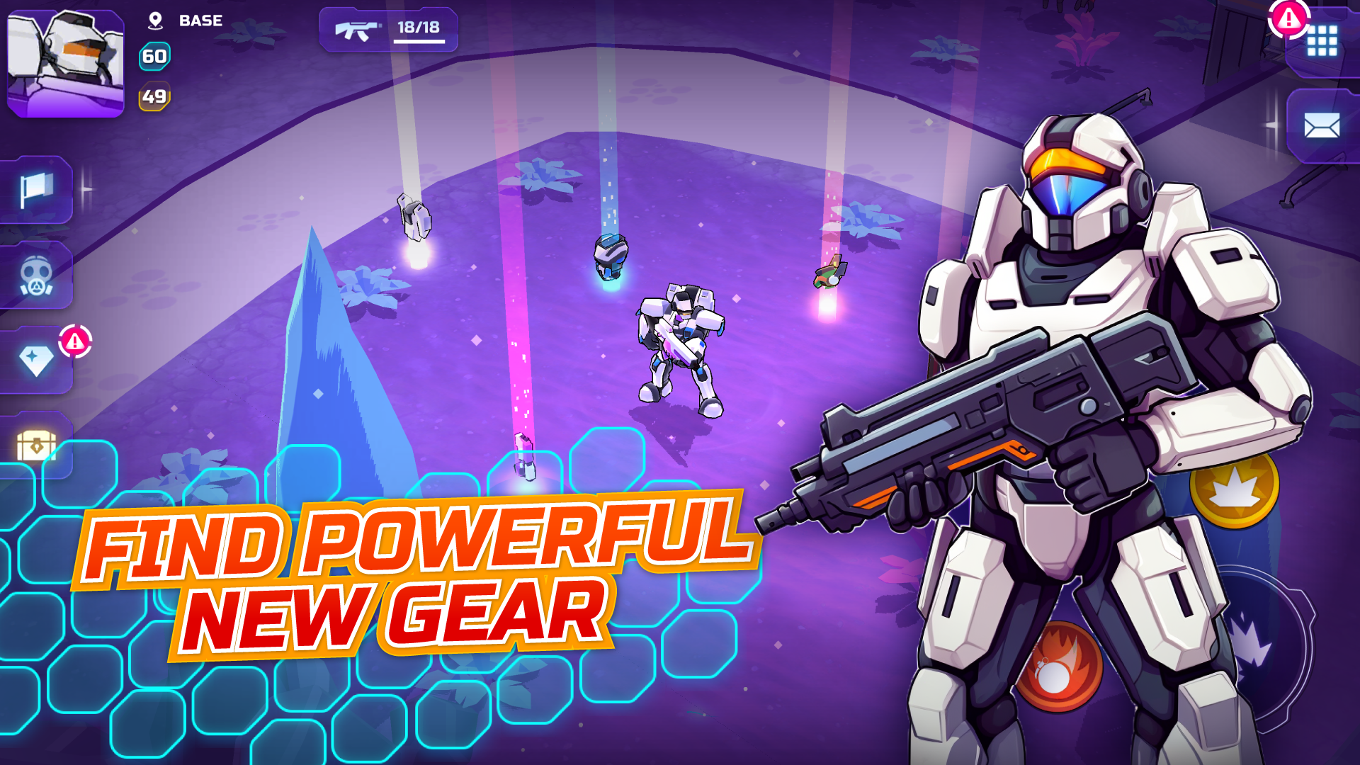 اسکرین شات 1 بازی Loot Legends: Robots vs Aliens