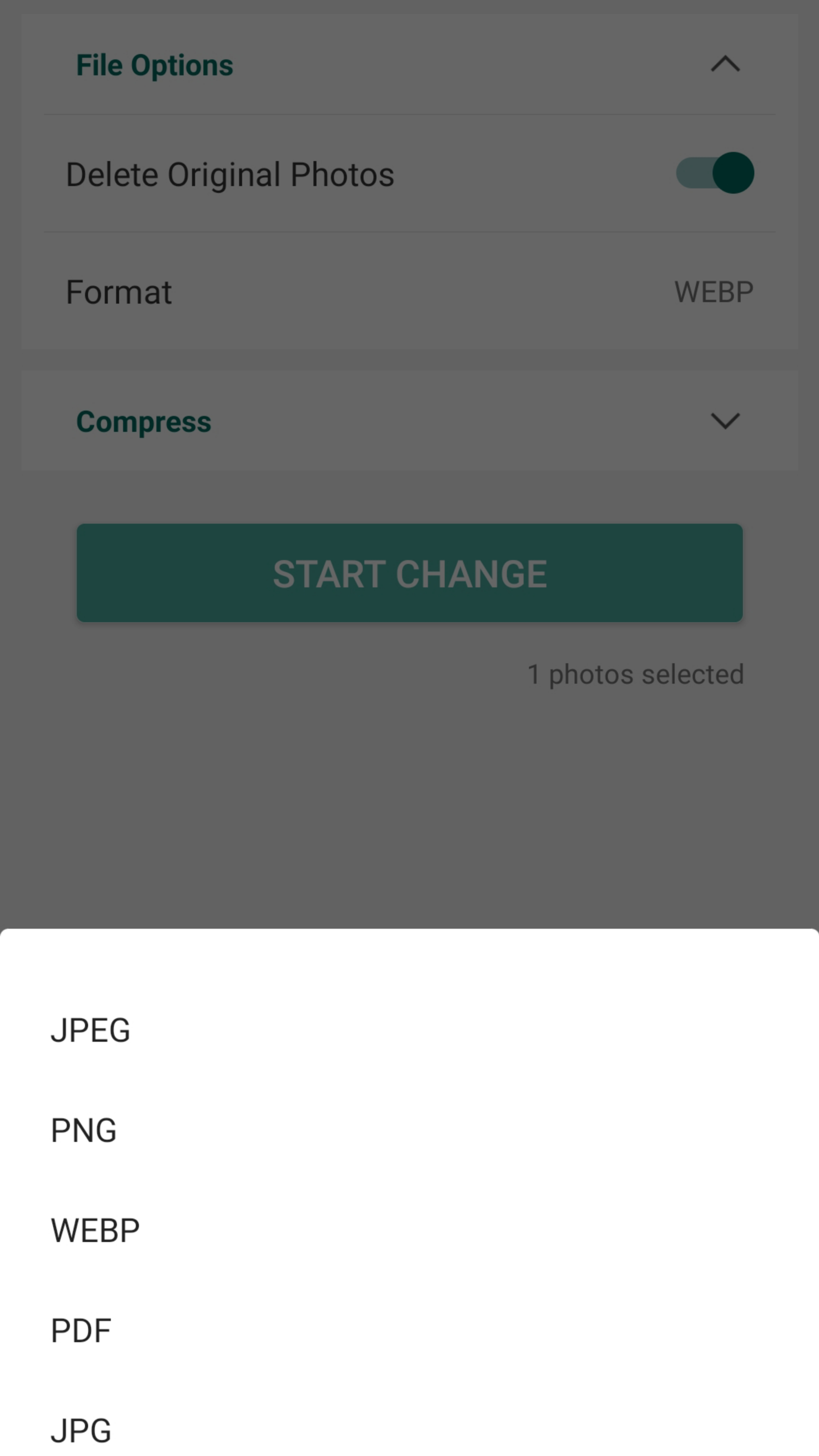 اسکرین شات 1 برنامه تبدیل کننده عکس جدید و منحصر به فرد